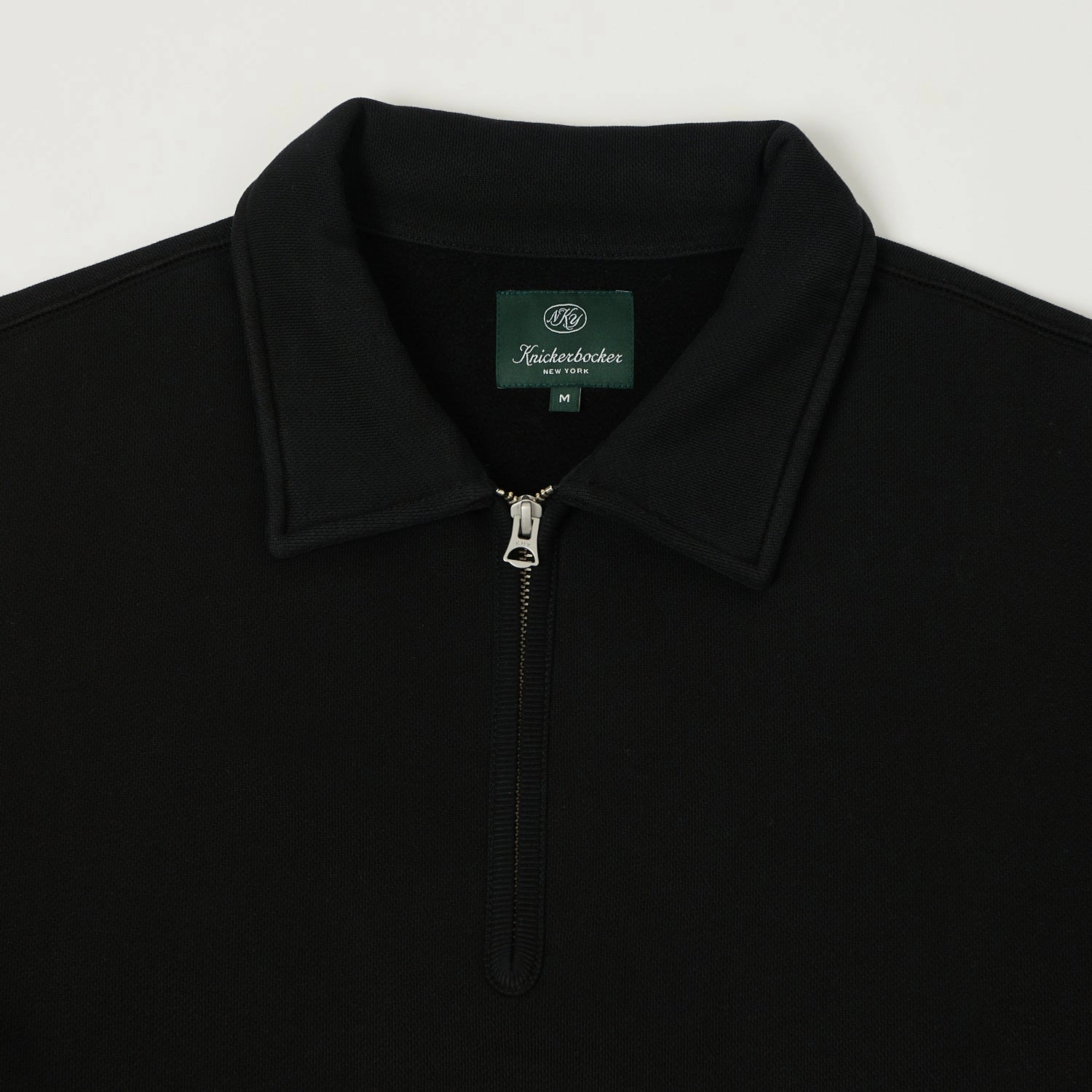 Knickerbocker 'Stadium Loft' Quarter Zip Sweatshirt - Black good for gym sessions