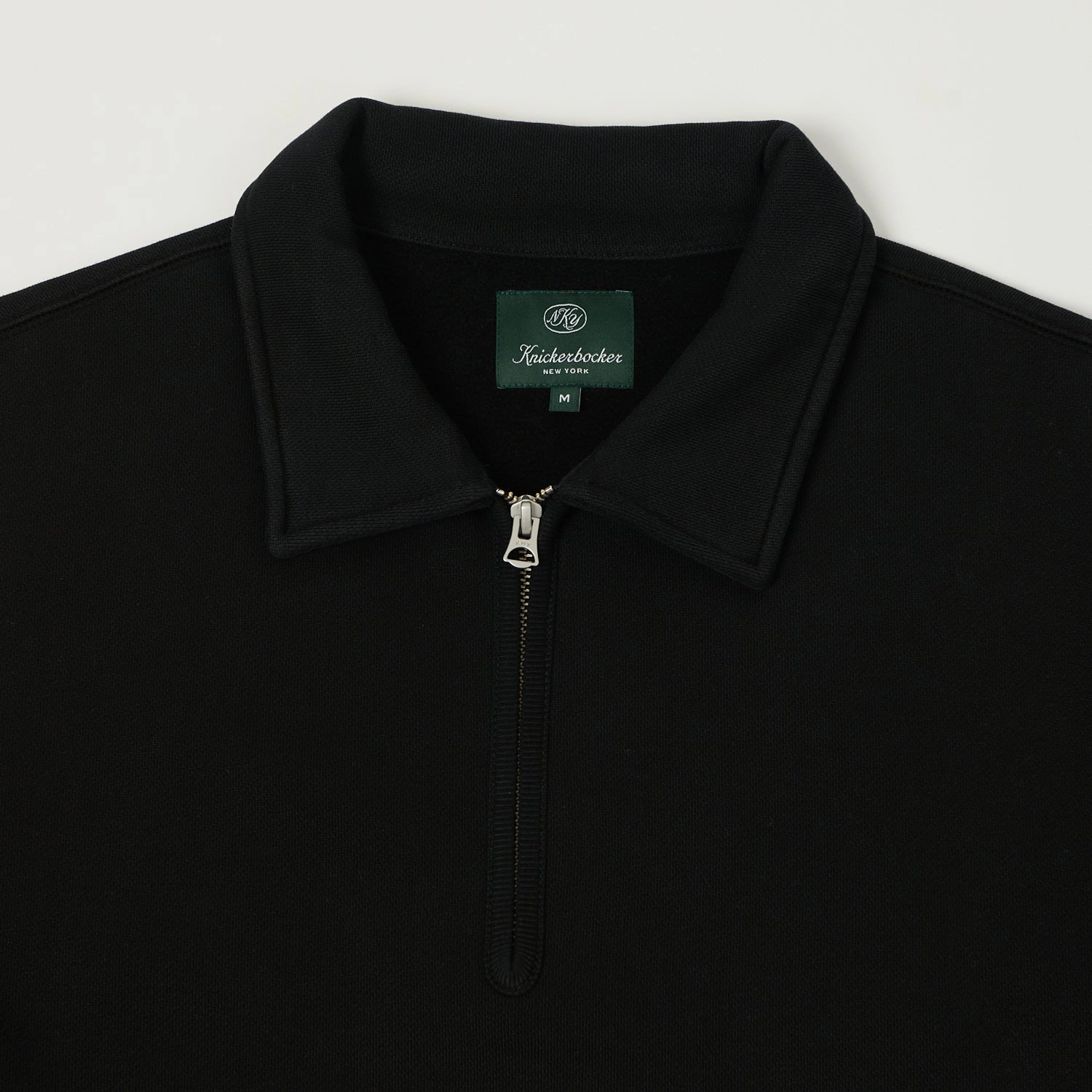 Knickerbocker 'Stadium Loft' Quarter Zip Sweatshirt - Black Simple Layer Cozy Texture