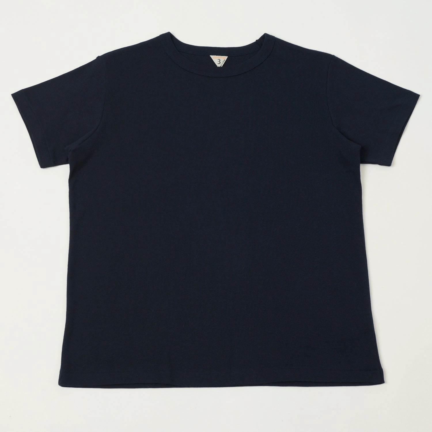 Garment Dyed Technique Tagless Design FilMelange 'Filipe' Tee - Dark Navy