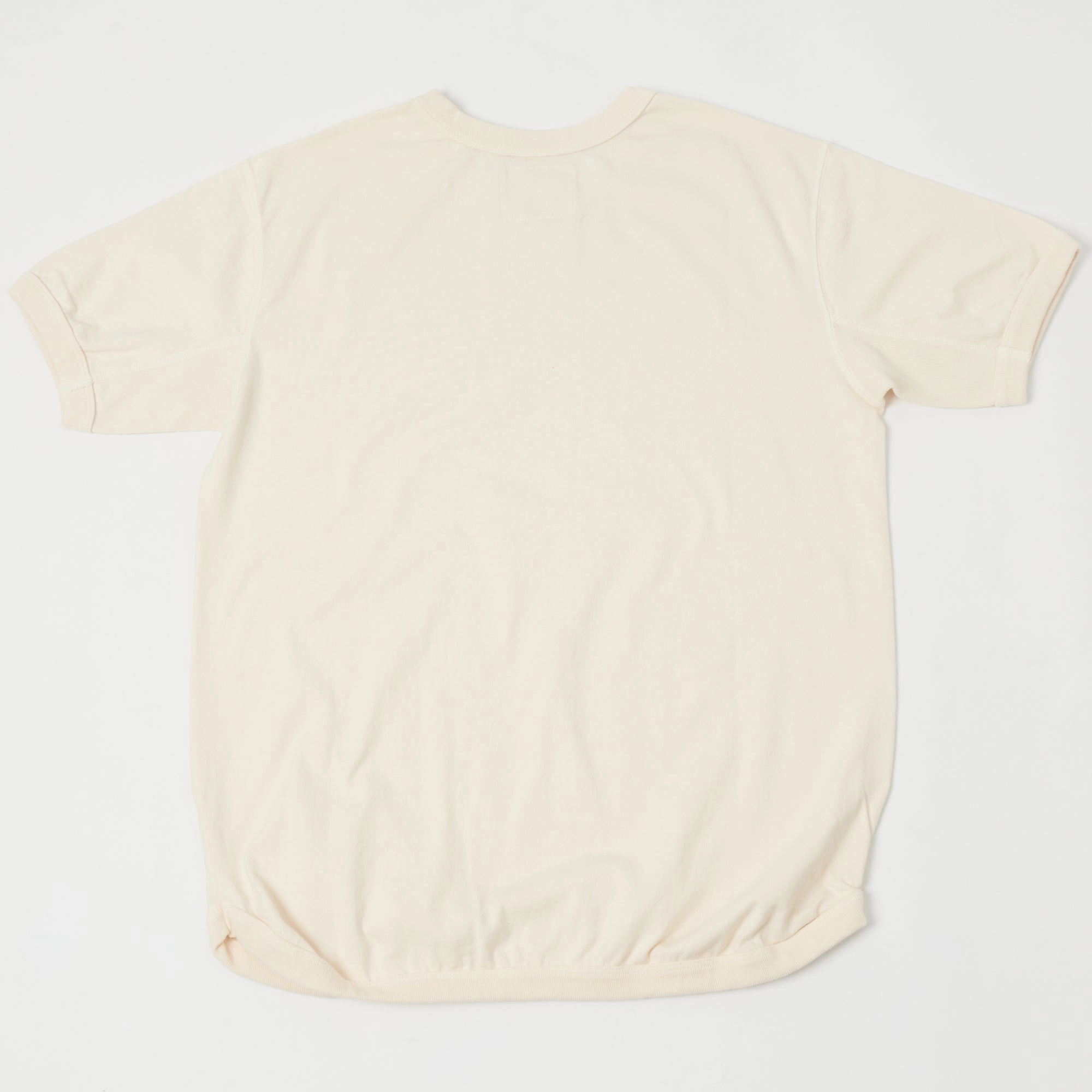 Comfy Fit Layer Comfort Wear Fit Full Count 5222 Flat Seam Heavyweight T-Shirt - Ecru