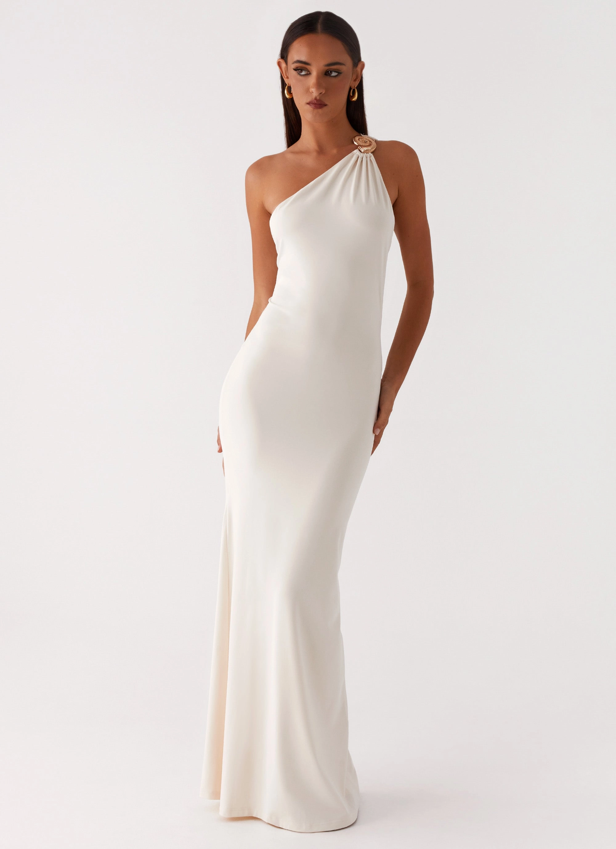 Smart Cut Infinity Maxi Dress - Ivory