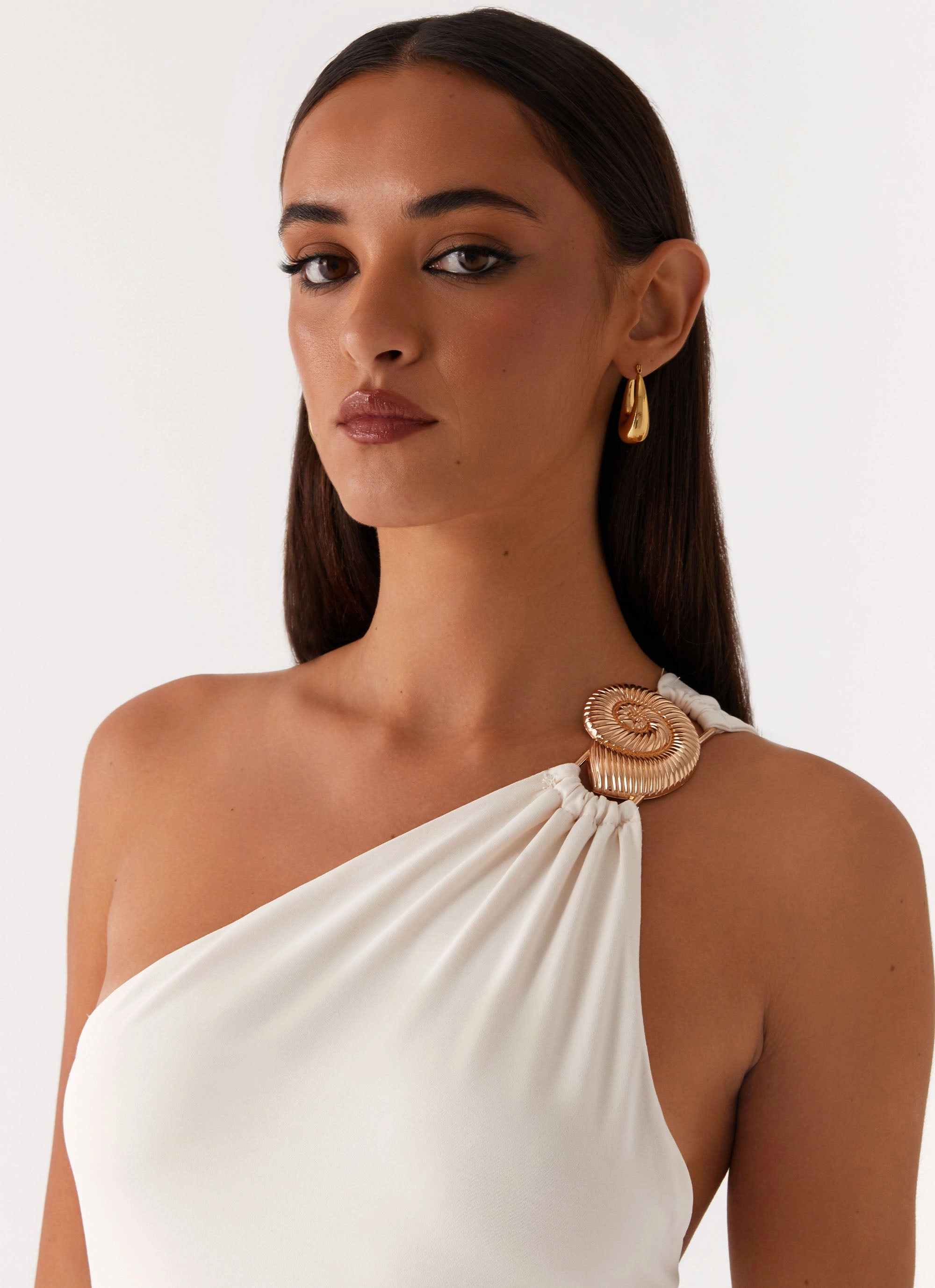 Casual Look Infinity Maxi Dress - Ivory