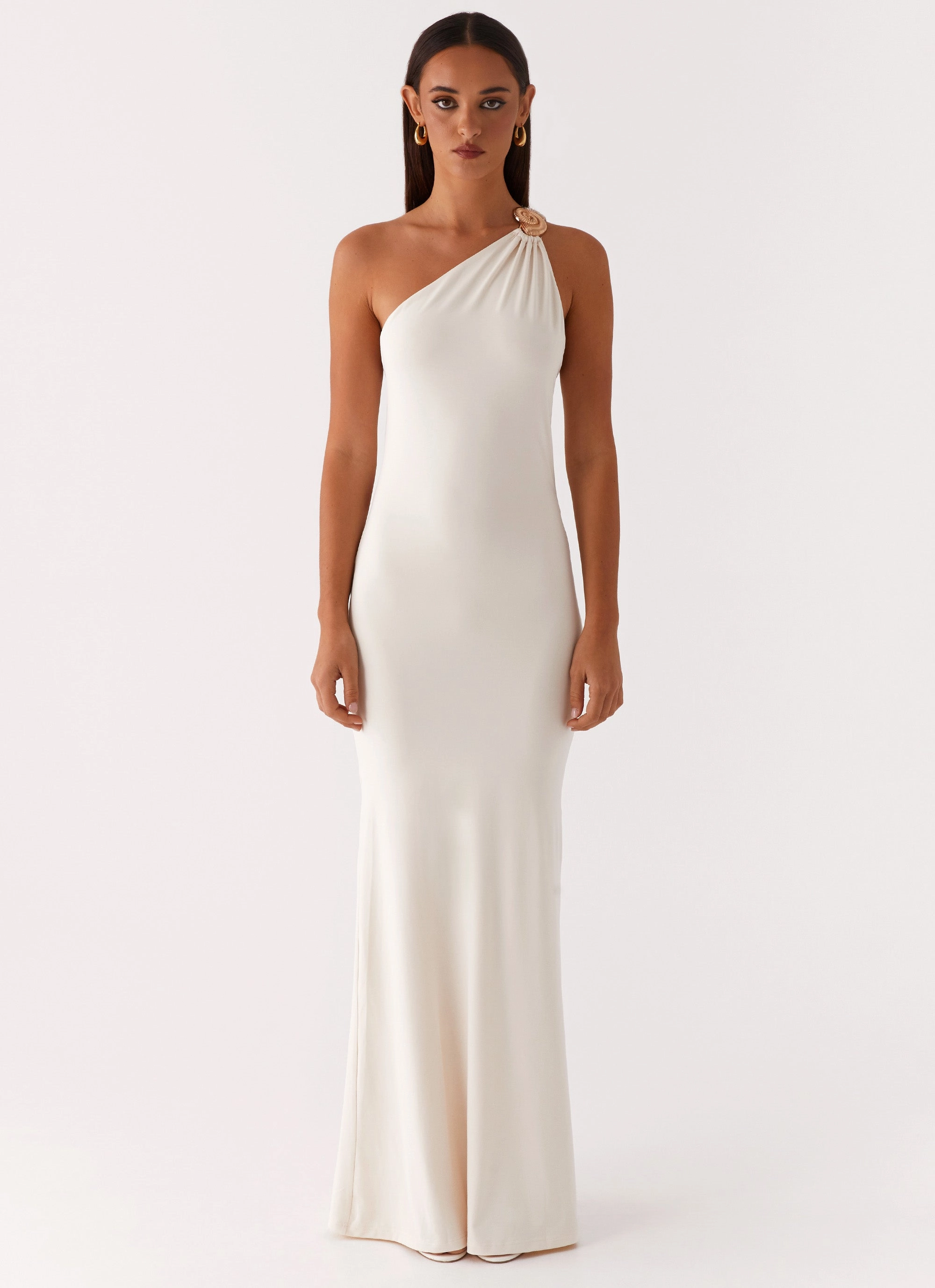 petite size Subtle design Infinity Maxi Dress - Ivory