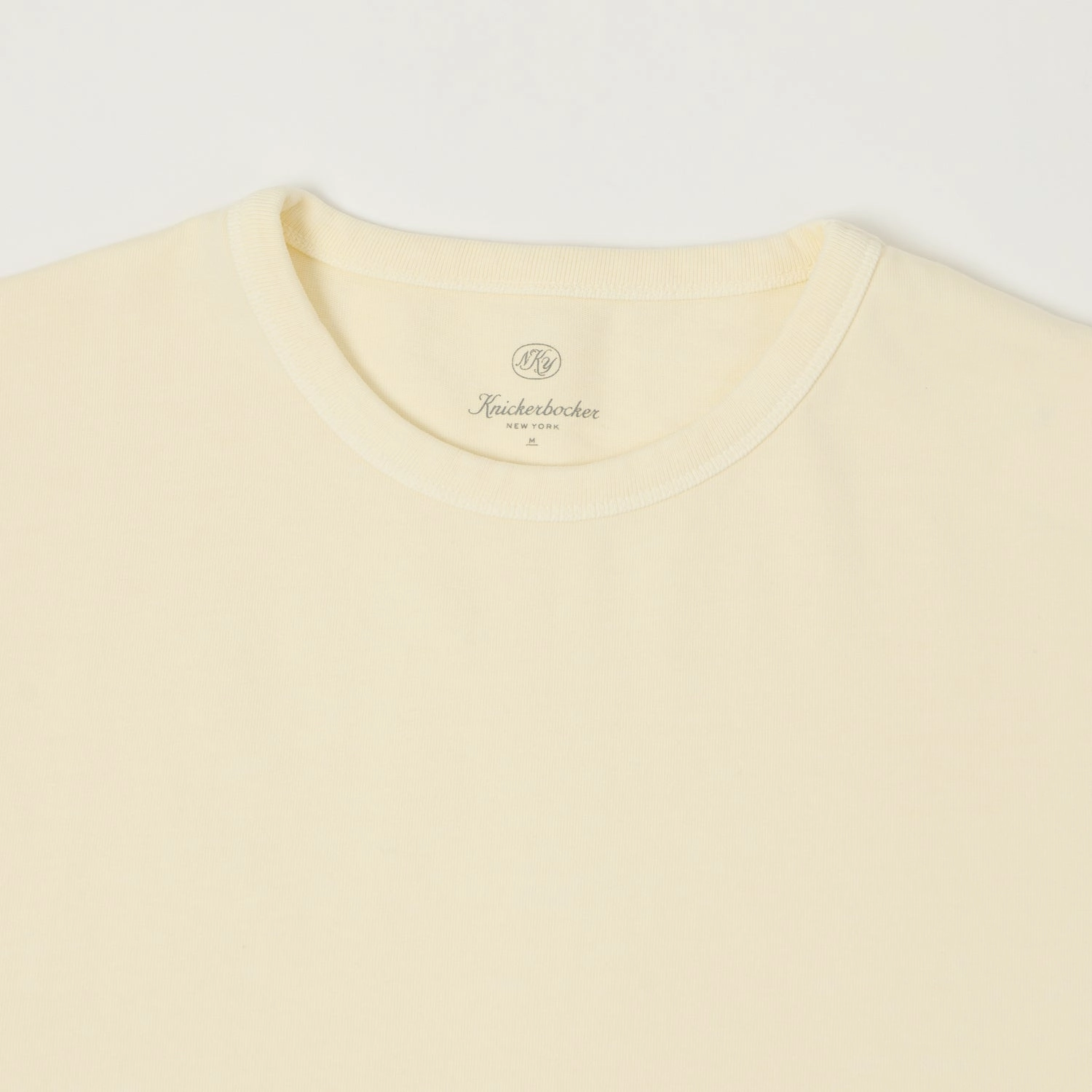 FadeResistant Coating Knickerbocker Heavyweight T-Shirt - Milk