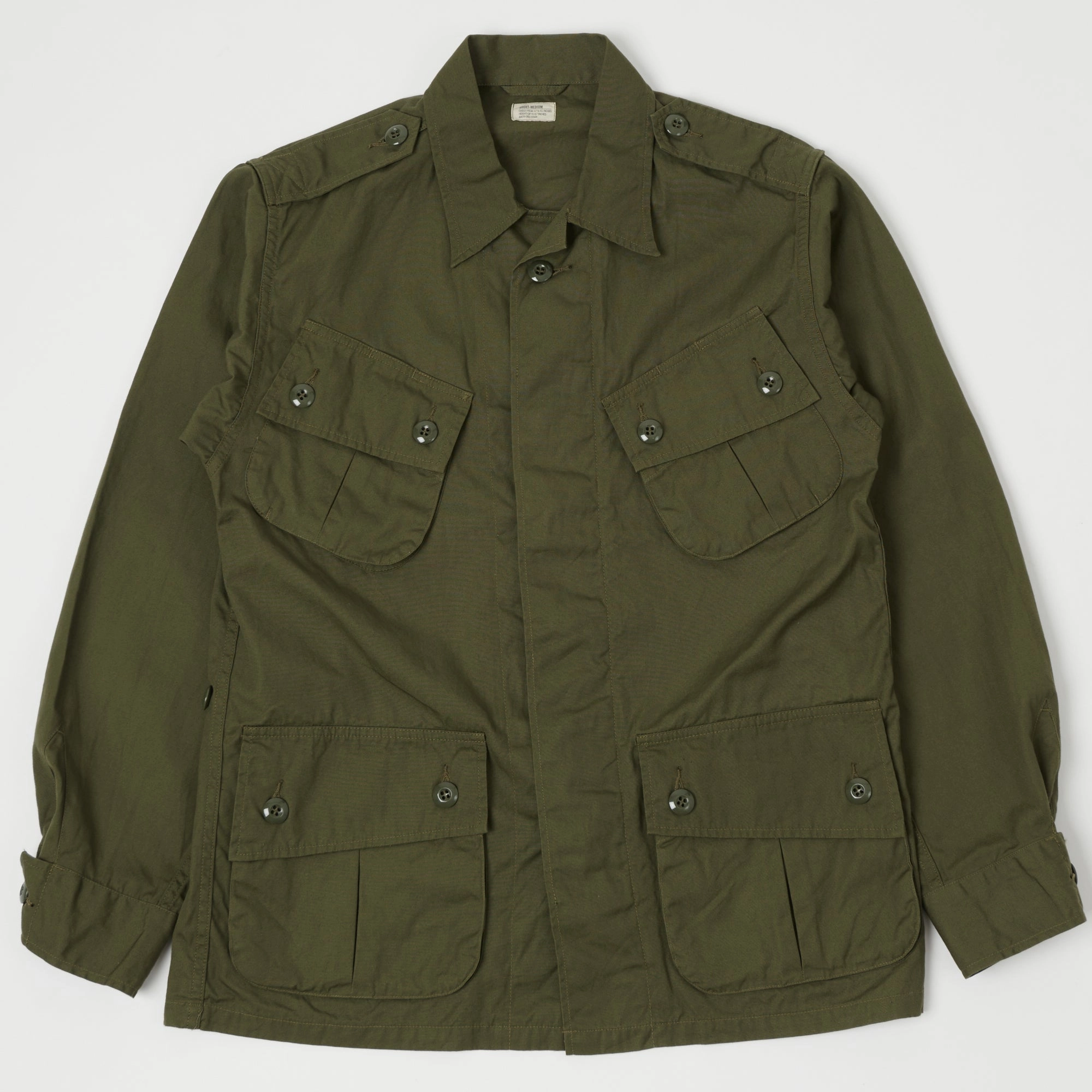 Buzz Rickson's U.S. Army Tropical Combat Jacket - Olive Recycled Polyester