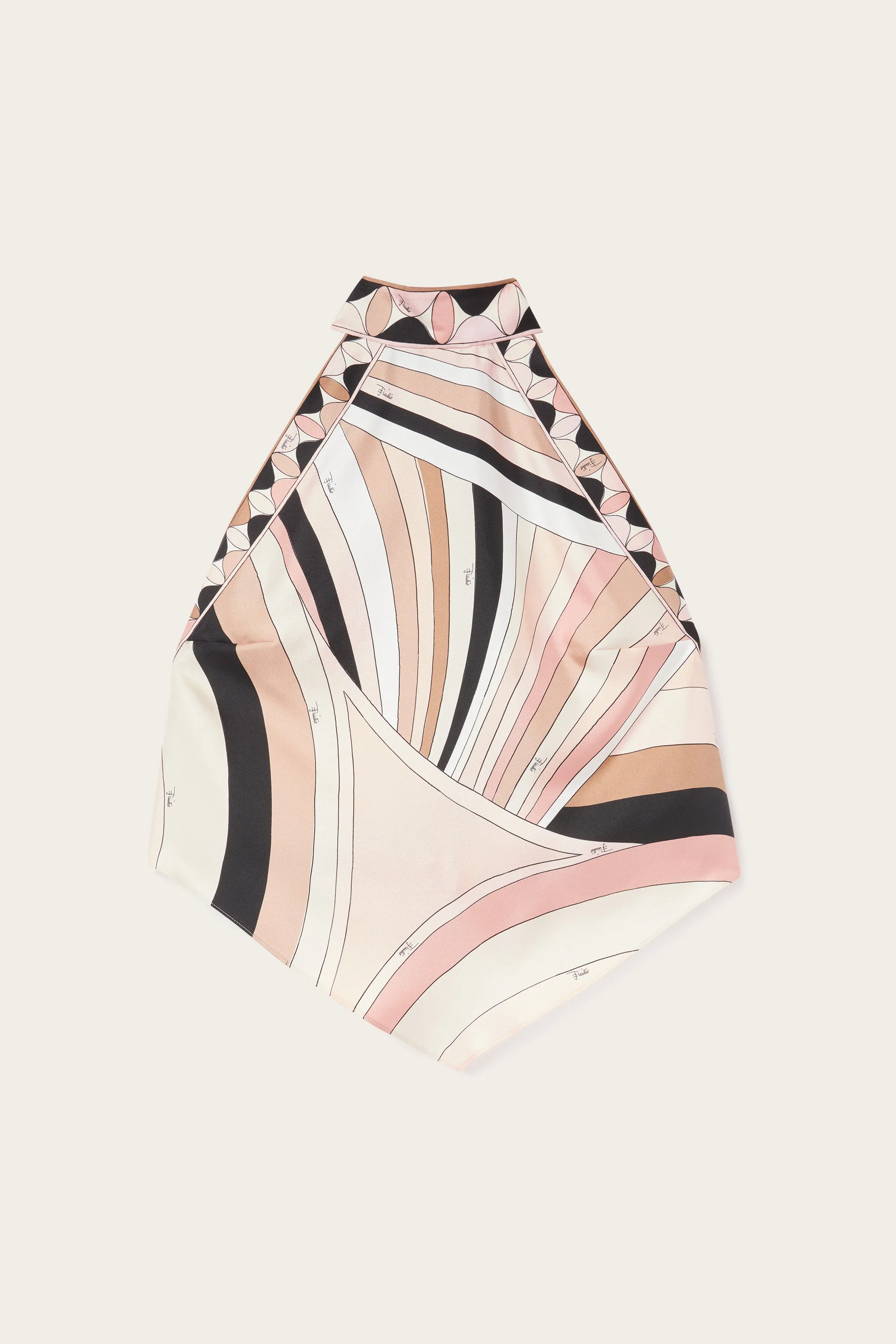 Iride Print Silk Twill Top All-Purpose Wear