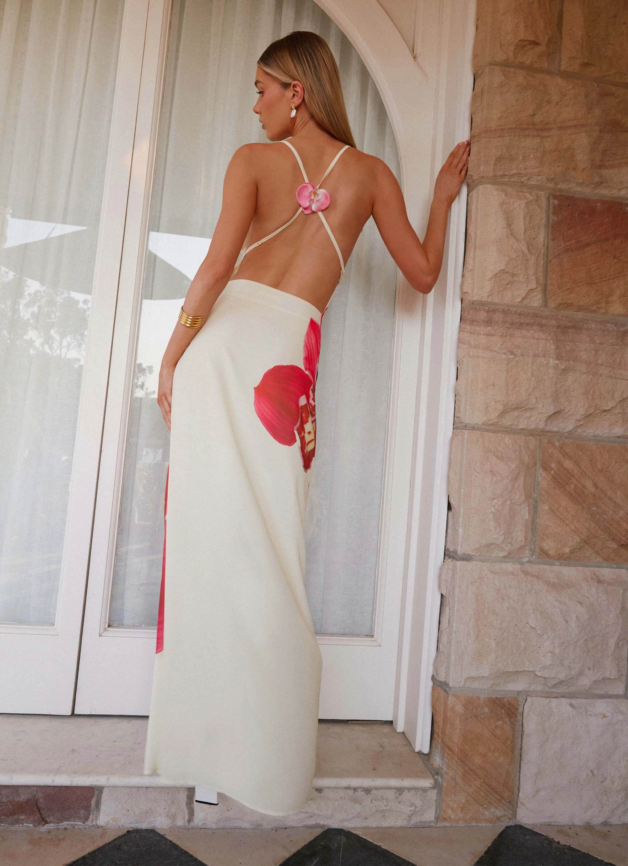 Island Girl Maxi Dress - Yellow Formal Look Breathable Style