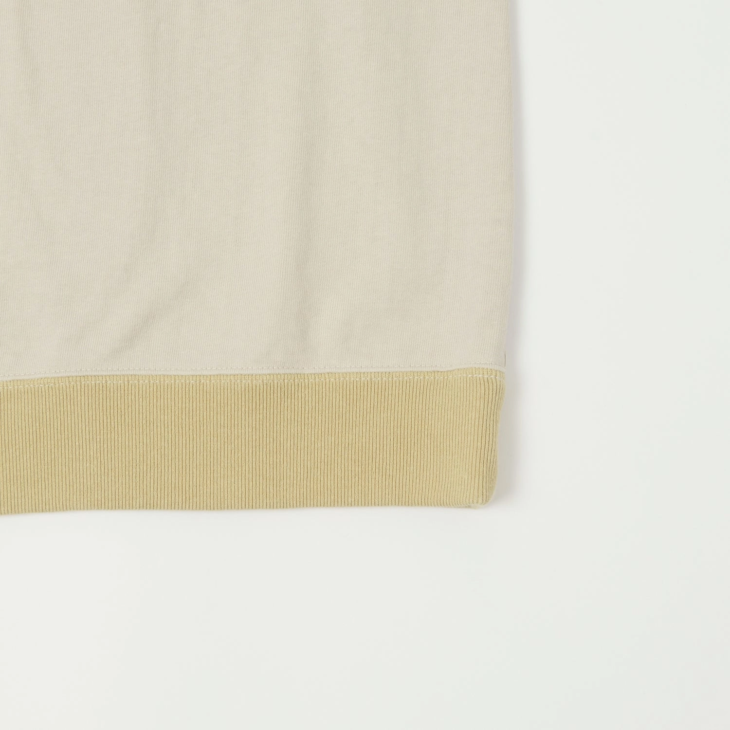 Light Fit Wear Jackman Dotsume Rib T-Shirt - Dusty Base/Butter