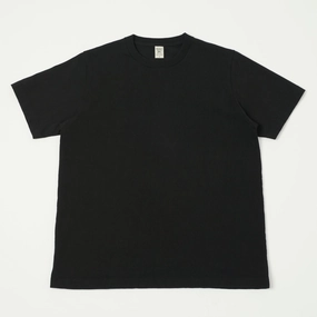 Jackman Dotsume T-Shirt - Black LayeredHemDetails Smart Layering
