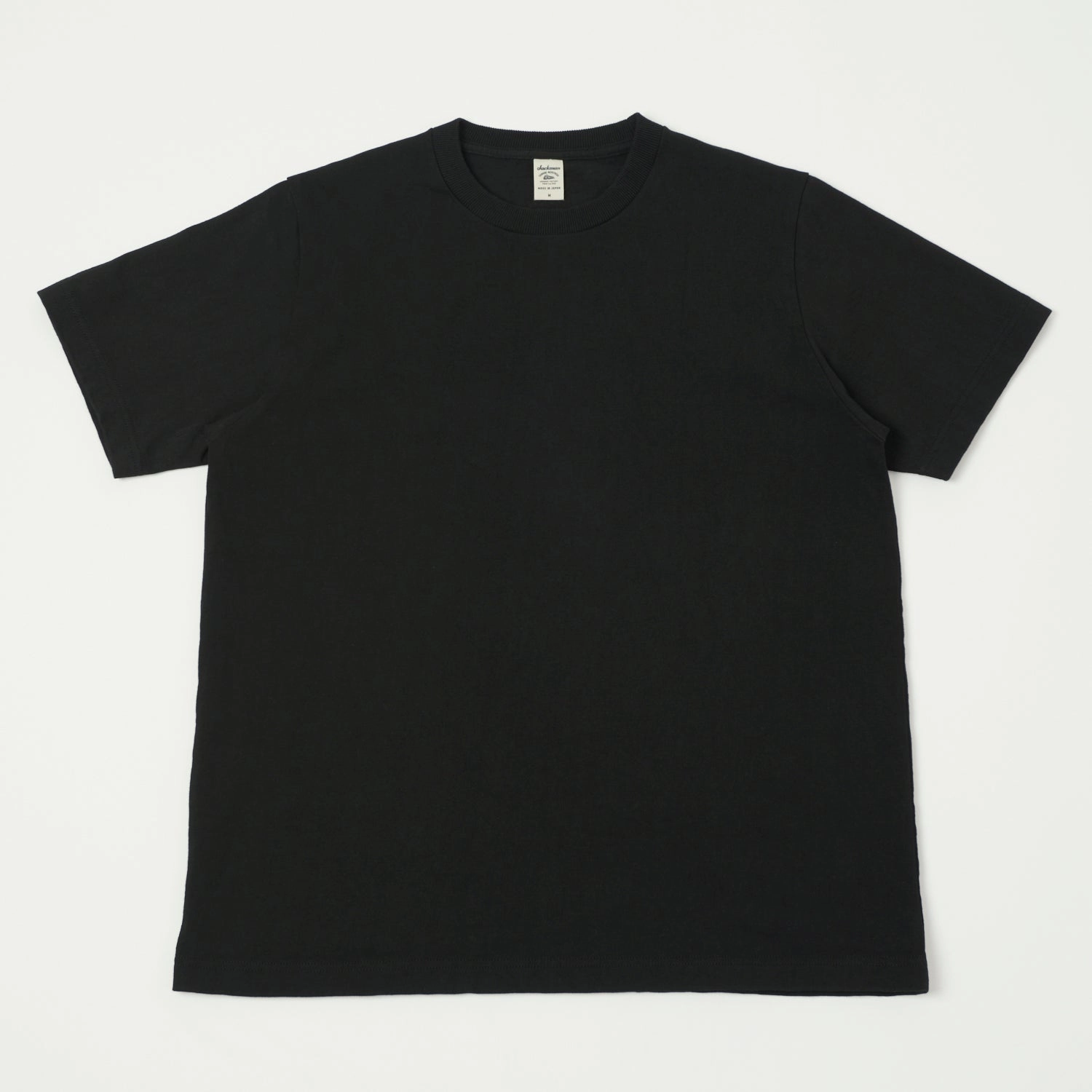 Jackman Dotsume T-Shirt - Black LayeredHemDetails Smart Layering