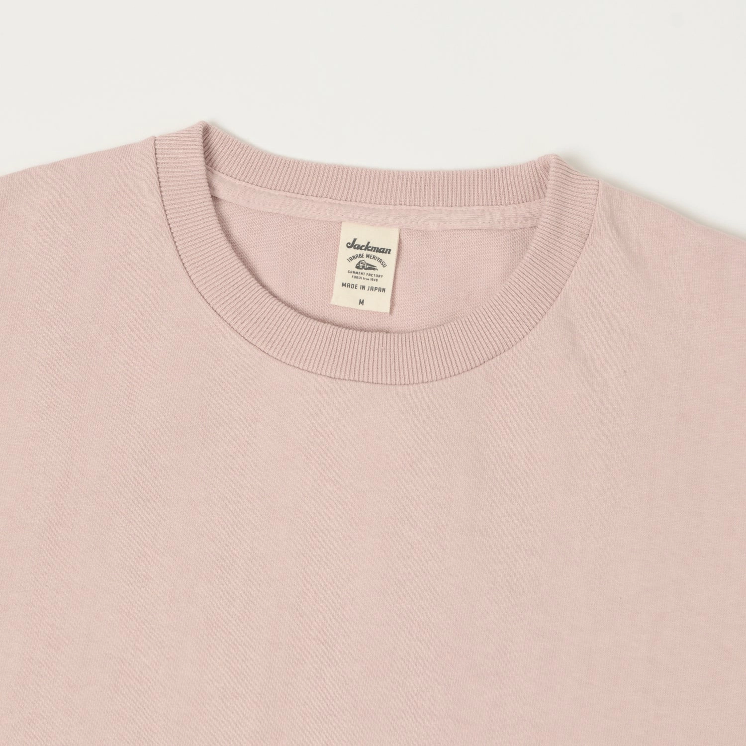 Jackman Dotsume T-Shirt - Rose Beige No Fade Technology