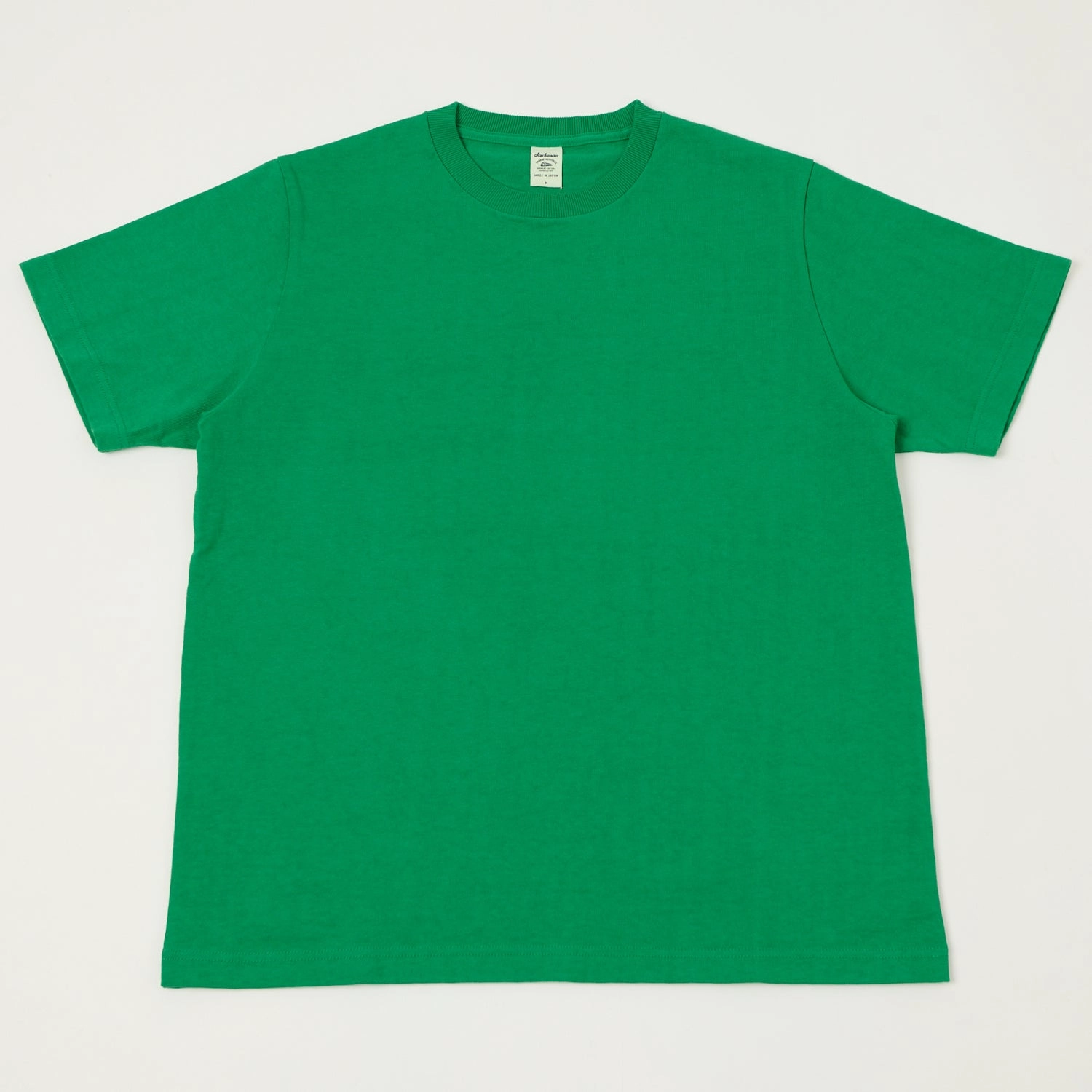 Sustainable Material Blend Jackman Dotsume T-Shirt - True Green