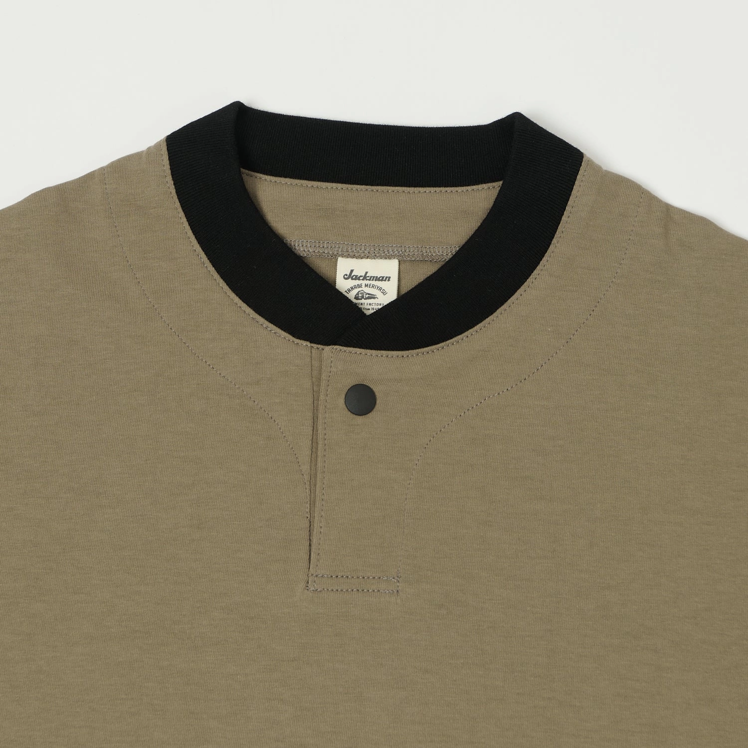 Jackman Grace GJ Neck T-Shirt - Sepia/Black discount offer