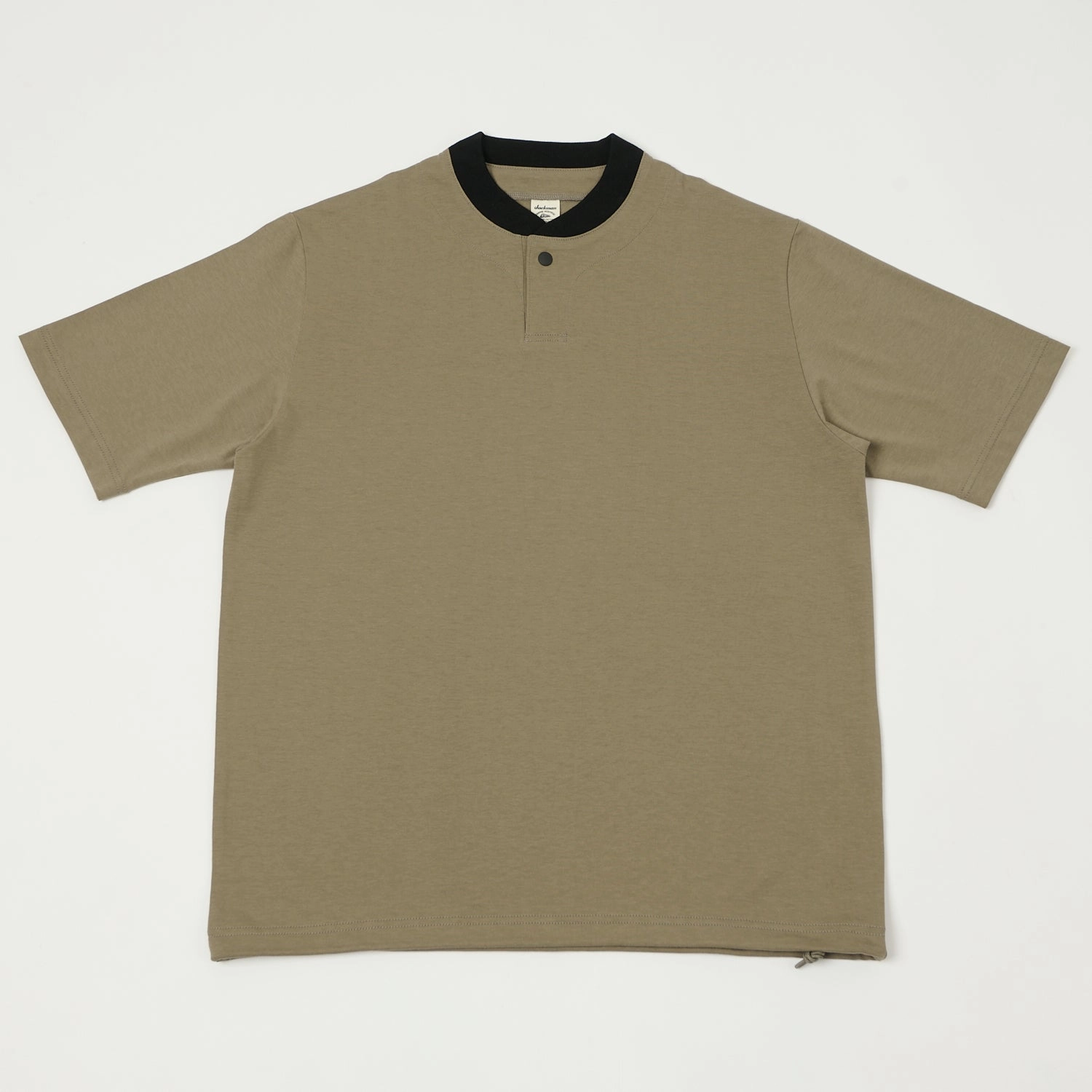 Jackman Grace GJ Neck T-Shirt - Sepia/Black Cozy Vibe Wear Premium Material