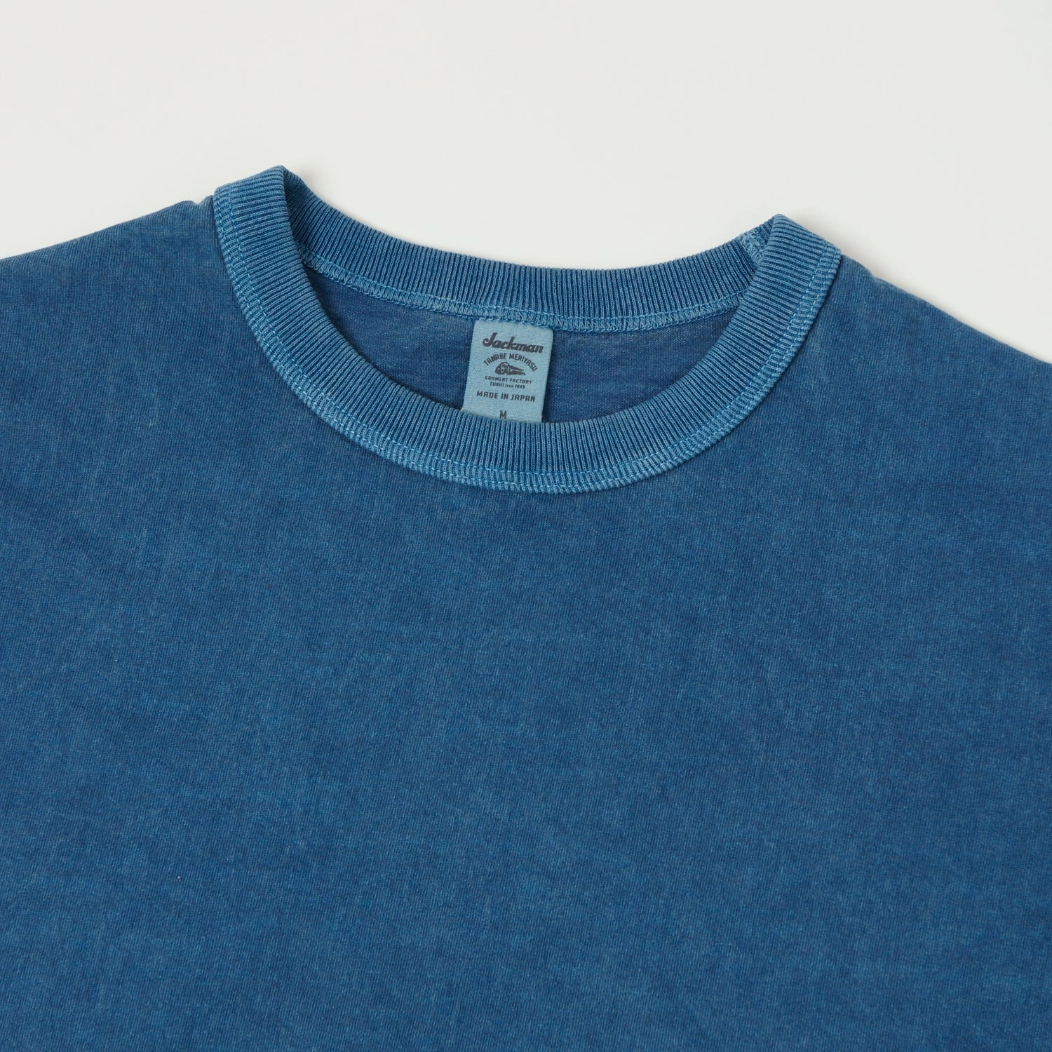 Jackman Lead-Off T-Shirt - Fade Blue Urban Streetwear