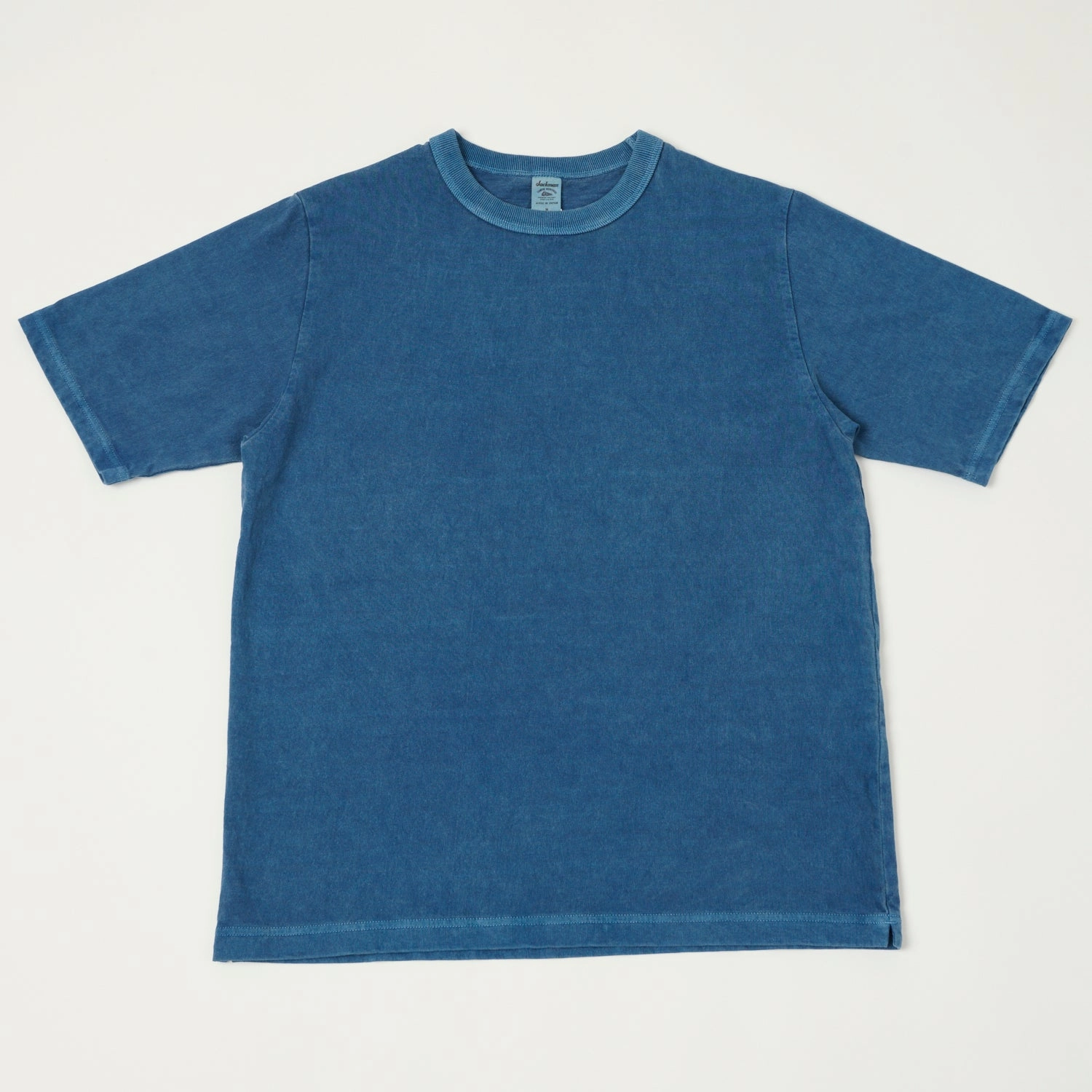 Versatile Wear Basic Top Jackman Lead-Off T-Shirt - Fade Blue