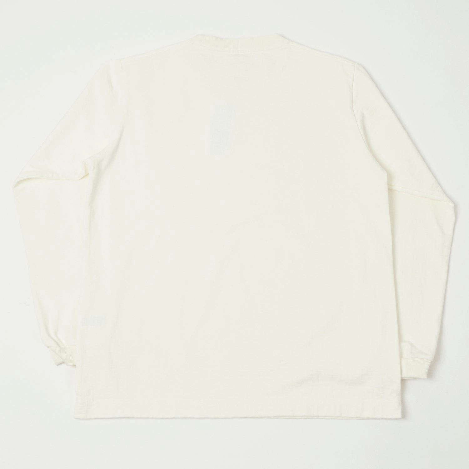 Jackman Long Sleeve Dotsume T-Shirt - Off White Holiday Trend MinimalistDesign