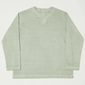 Quick Release Hem outdoor concert Jackman Long Sleeve Henley - Fade Dry Sage