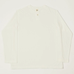 Jackman Long Sleeve Henley - White Urban Casual Look
