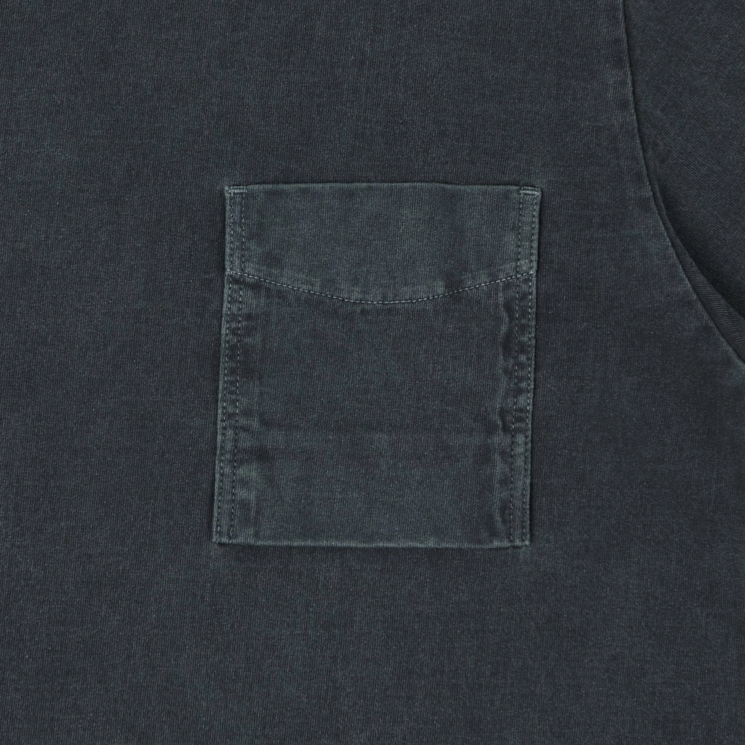 Lightweight Fashion Jackman Pigment Dye Pocket T-Shirt - Fade Blue Grey