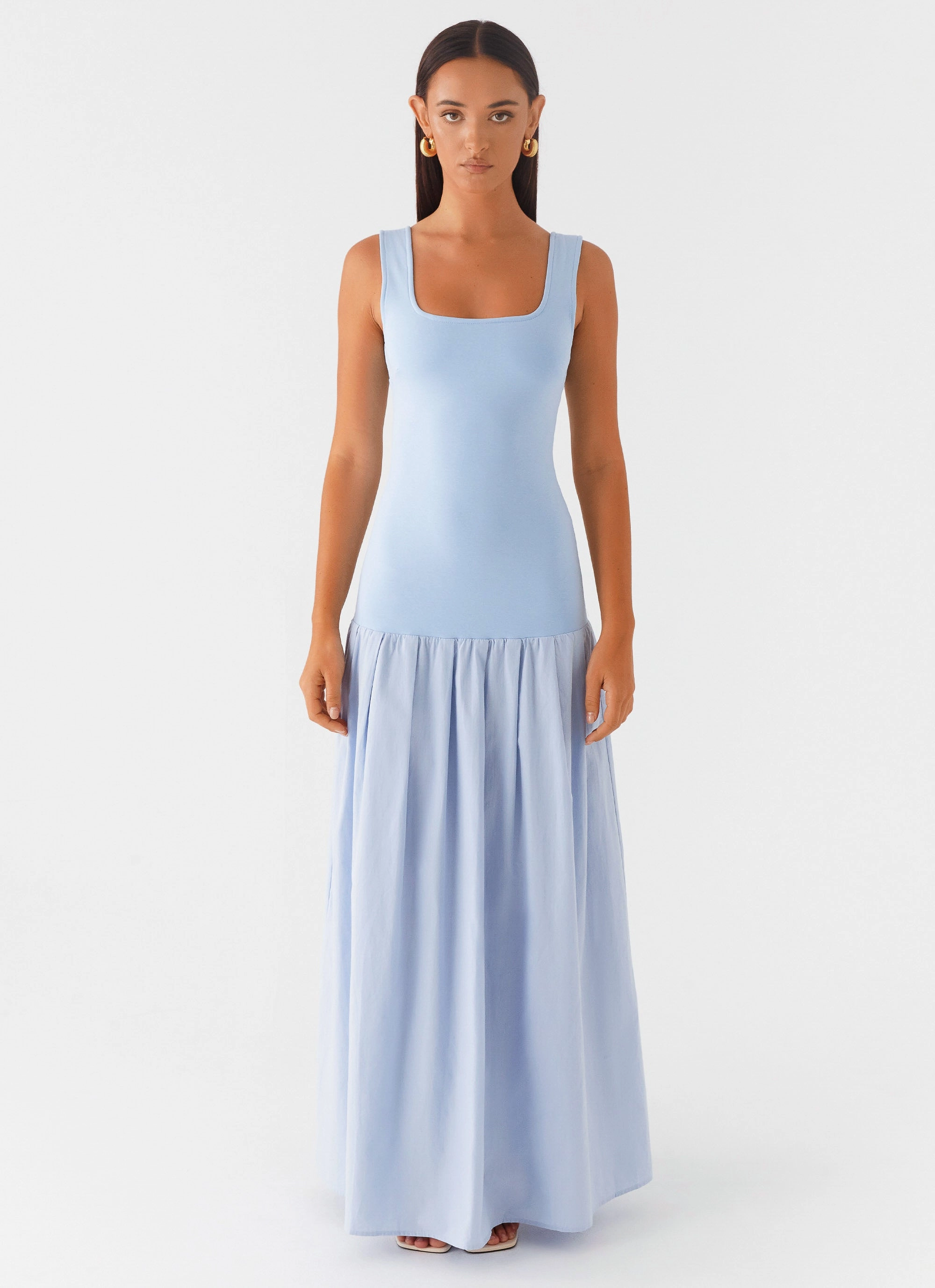 Jaxon Maxi Dress - Blue ContrastStitching Lounge Ready