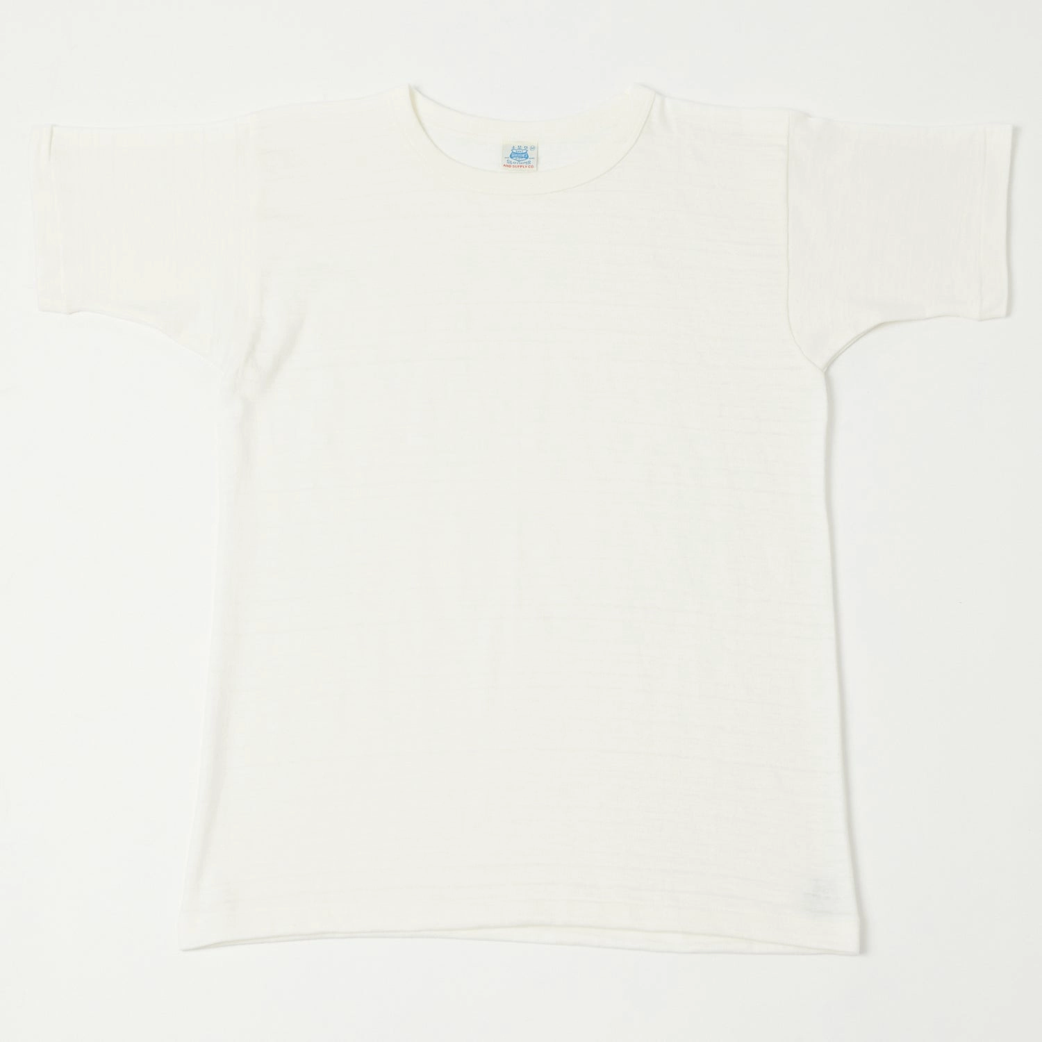 Seam Free Back Practical Comfort John Gluckow Lot. JG-CS06 Plain T-Shirt - Off White
