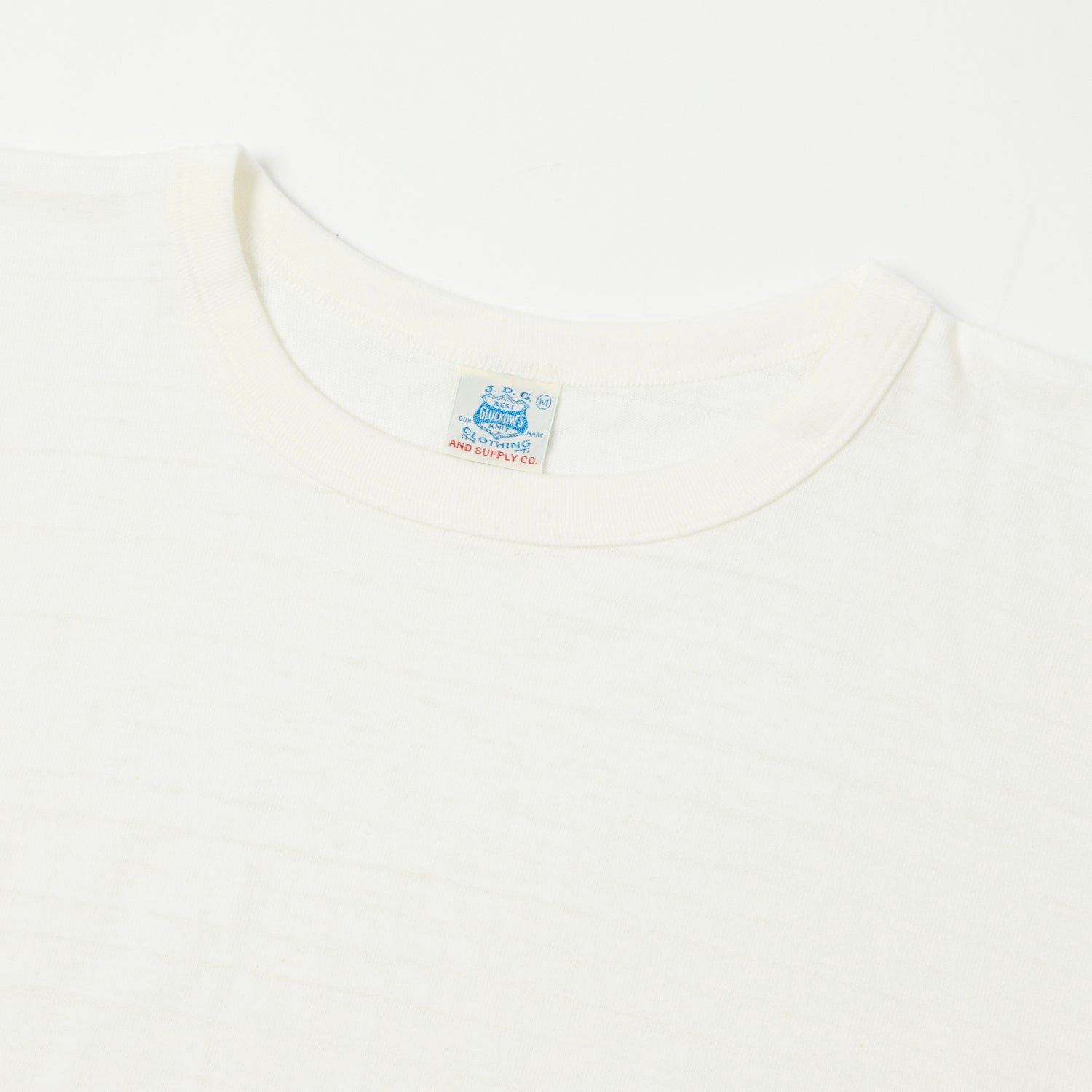 John Gluckow Lot. JG-CS06 Plain T-Shirt - Off White Perfect Layer