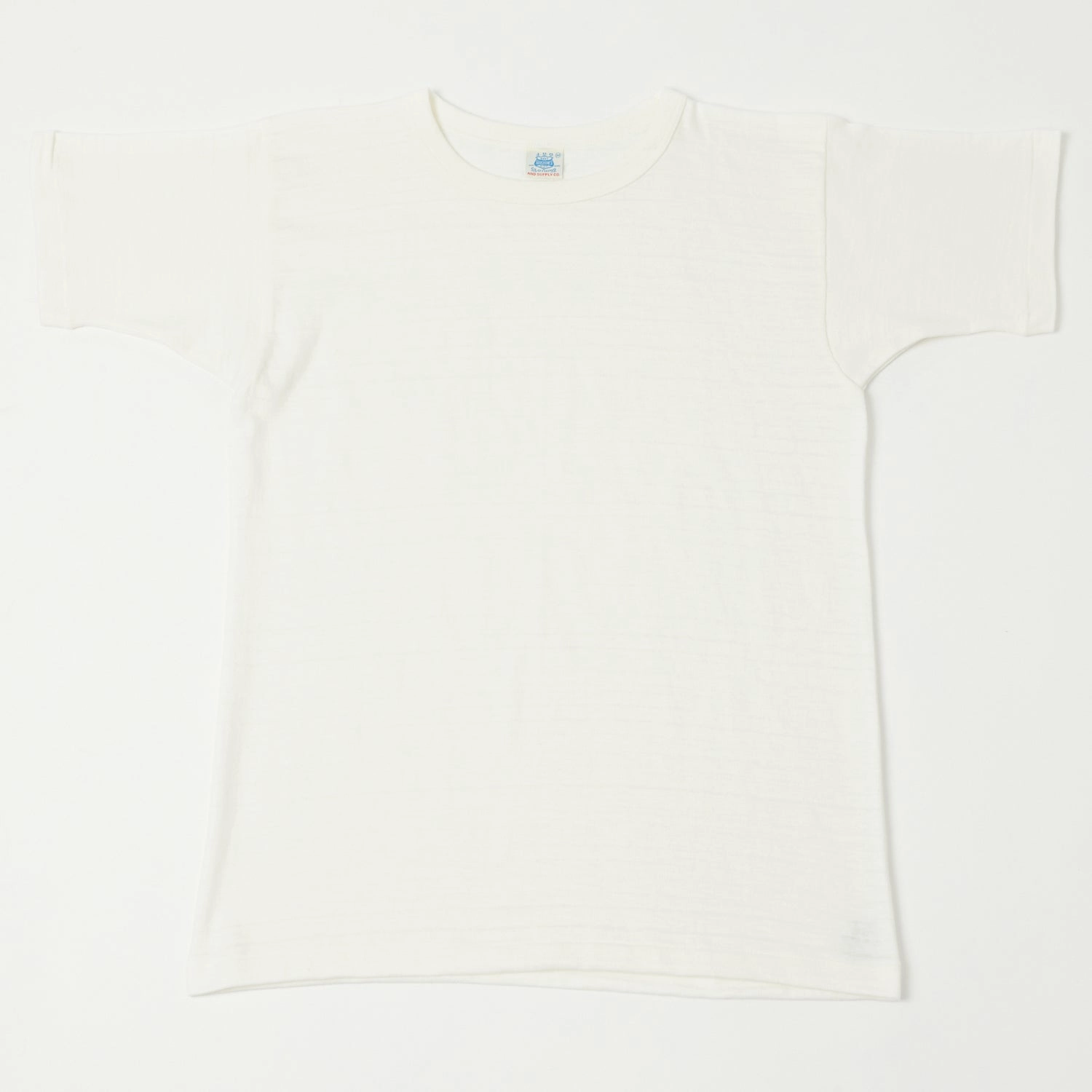 No Shrink Fabric John Gluckow Lot. JG-CS06 Plain T-Shirt - Off White