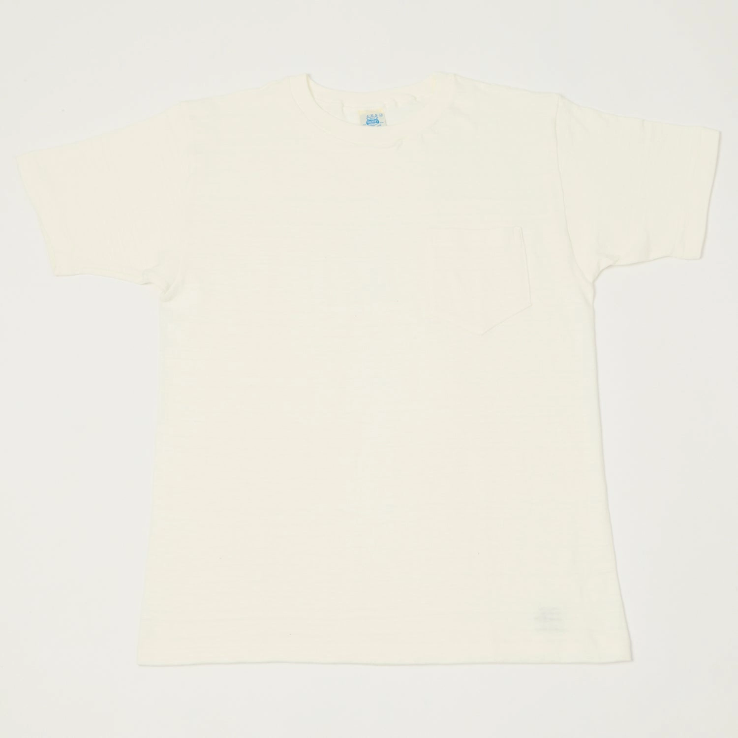 John Gluckow Lot. JG-CS07 'Keeper' Pocket T-Shirt - Off White Trendy Layering NoSideSeam