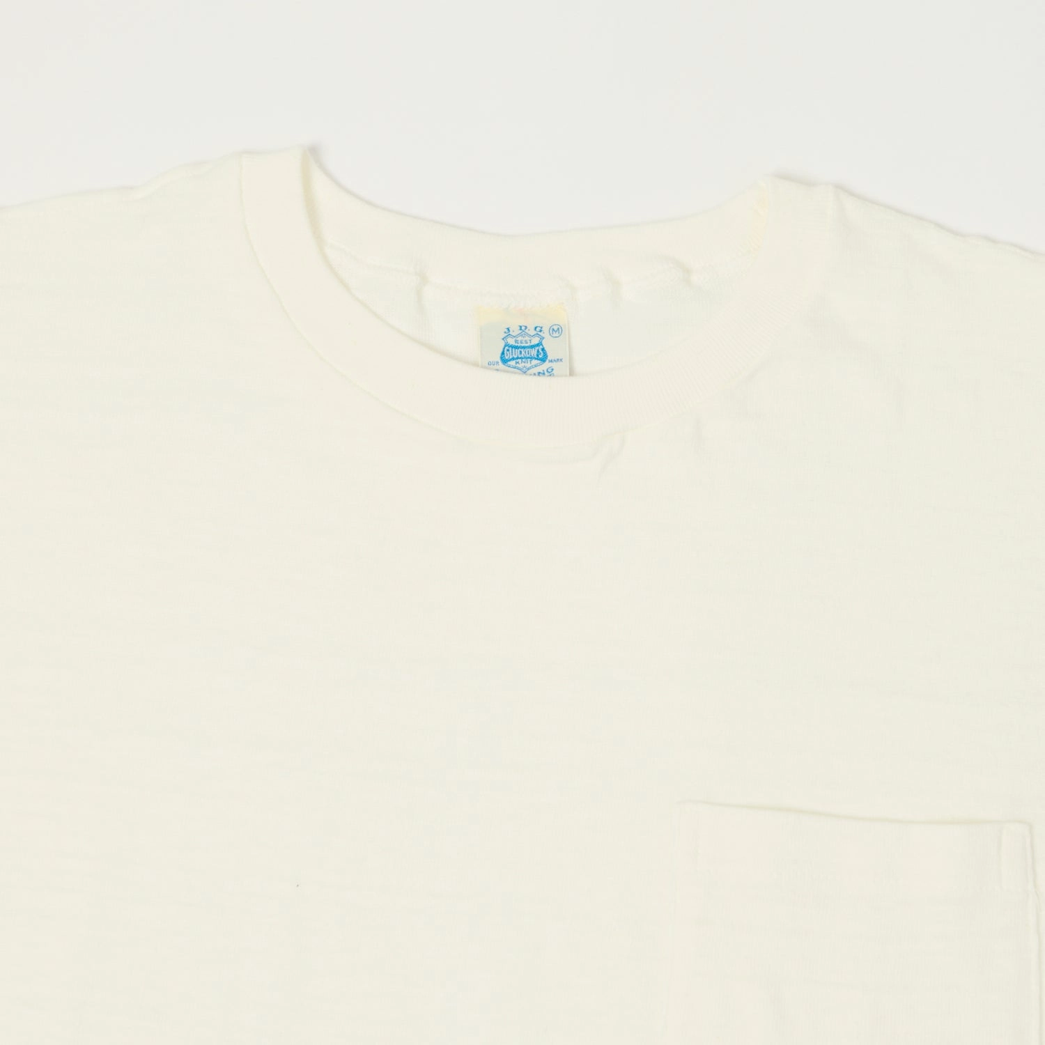 John Gluckow Lot. JG-CS07 'Keeper' Pocket T-Shirt - Off White Sports Outfit