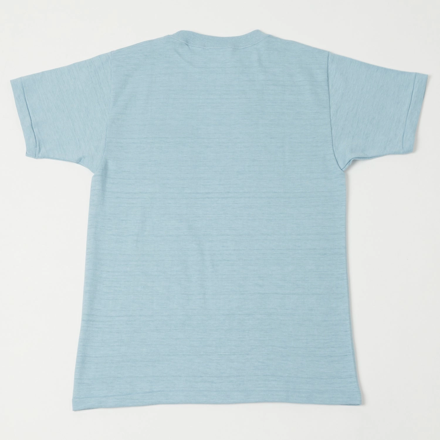 John Gluckow Lot. JG-CS07 'Keeper' Pocket T-Shirt - Sax Blue No Slip Shoulder Design