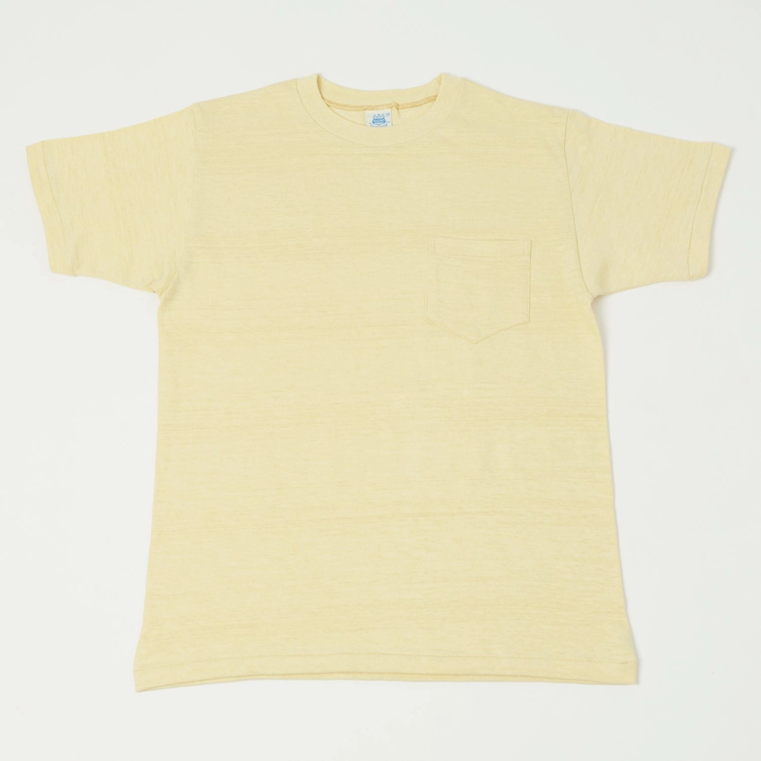 Cool Weather Wear Playful Prints John Gluckow Lot. JG-CS07 'Keeper' Pocket T-Shirt - Yellow