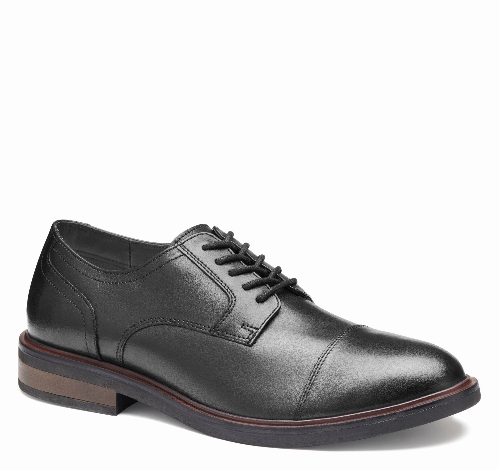 Johnston & Murphy Langston Cap Toe Dress Shoe Breathable Feel Corporate Staff
