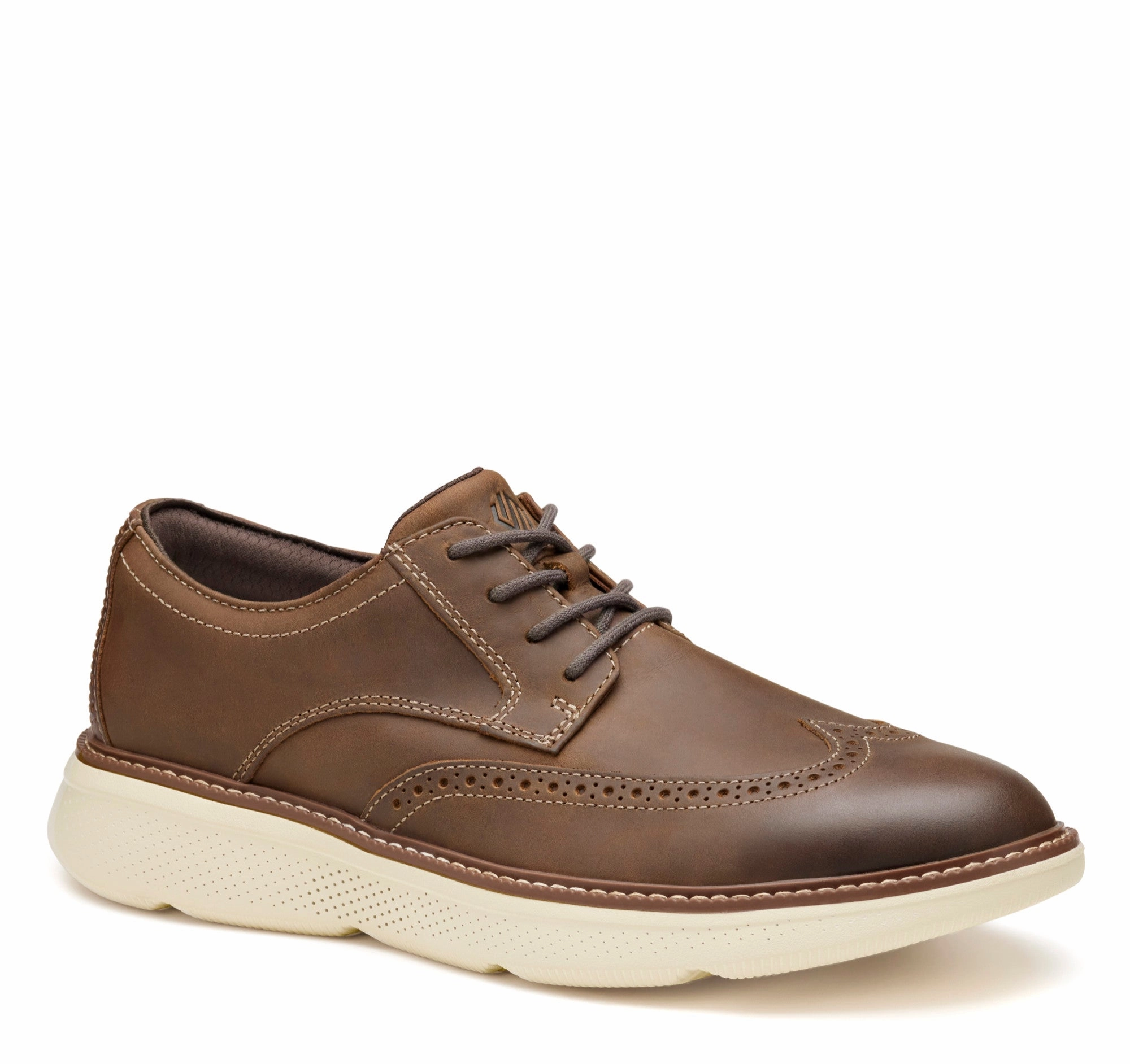 Johnston & Murphy Men's Colson Wingtip Lace-Up Dress Casual Shoe Flexible Frame Urban Executive