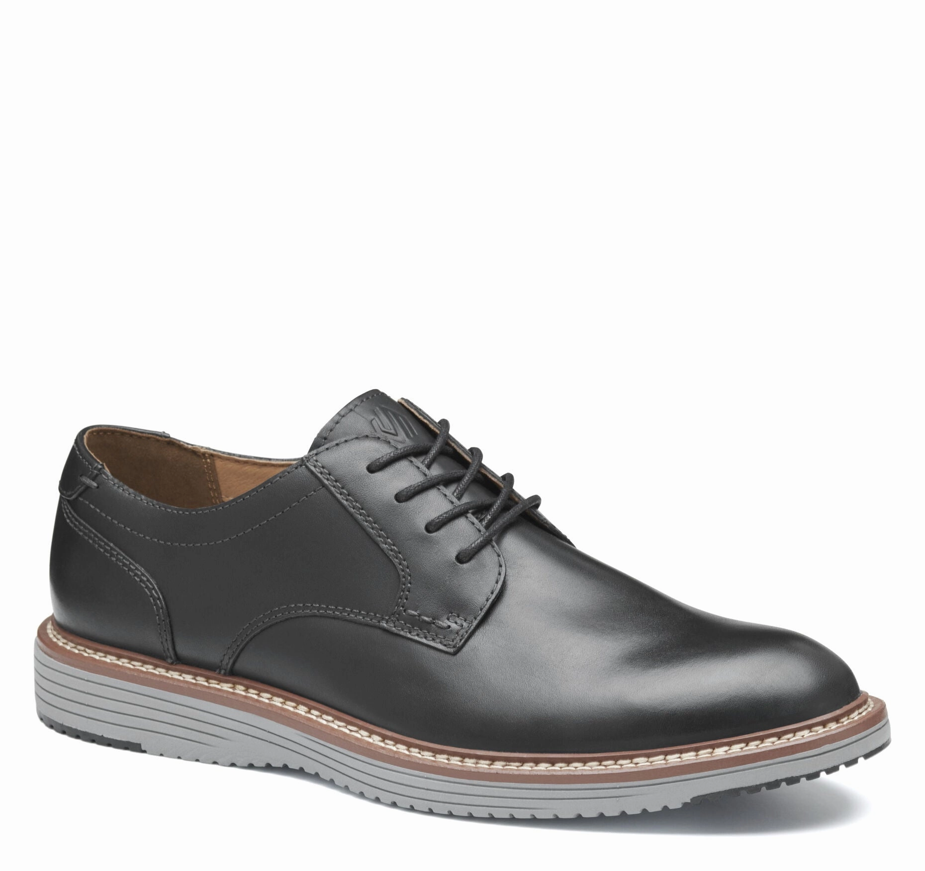Glossy Layer Formal Setting Johnston & Murphy Men's Hodges Leather Plain Toe Lace-up Shoe