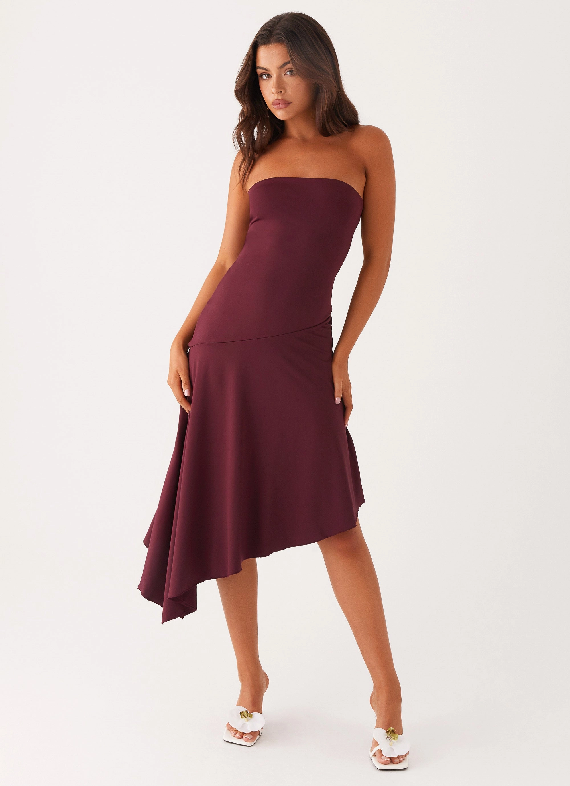 Juliana Midi Dress - Mulberry Smart Casual