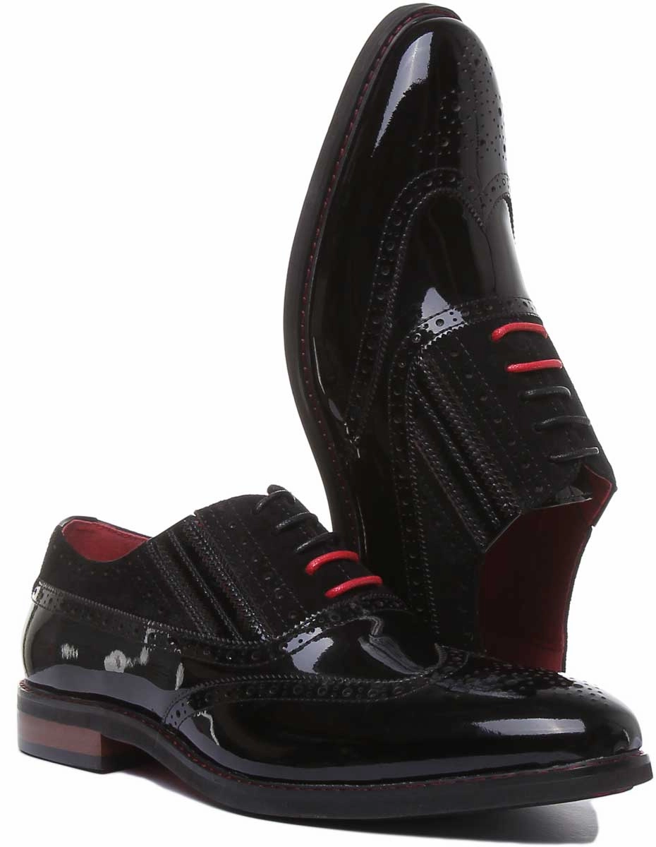 Luxurious design Office Prep Justin Reess England Jake In Black Patent