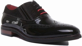 Designer Label Justin Reess England Jake In Black Patent
