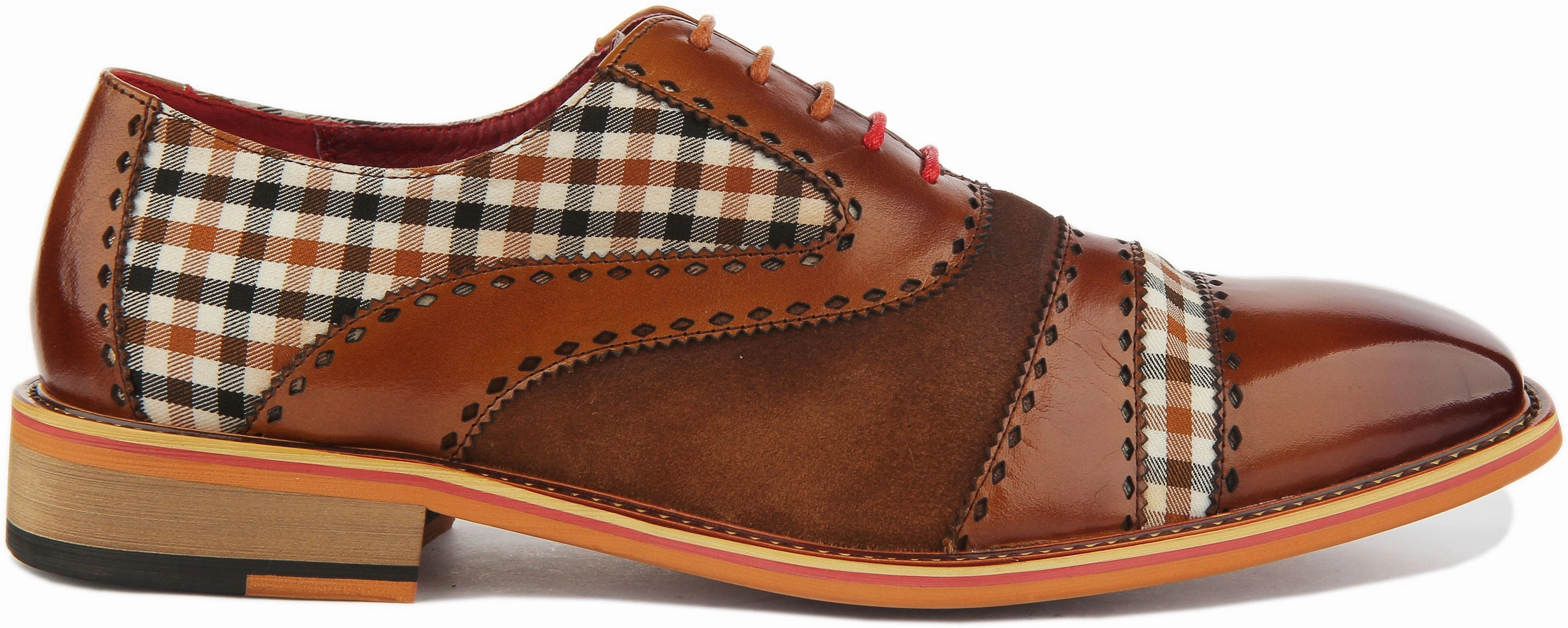 Durable Stitchdown Method Neat Lines JUSTINREESS ENGLAND Danny In Brown For Men