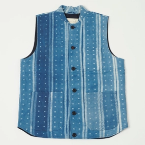 Kardo Leo Quilted Vest - Indigo manual control