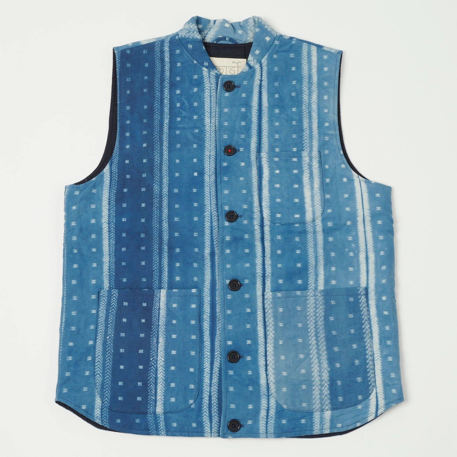 Kardo Leo Quilted Vest - Indigo manual control