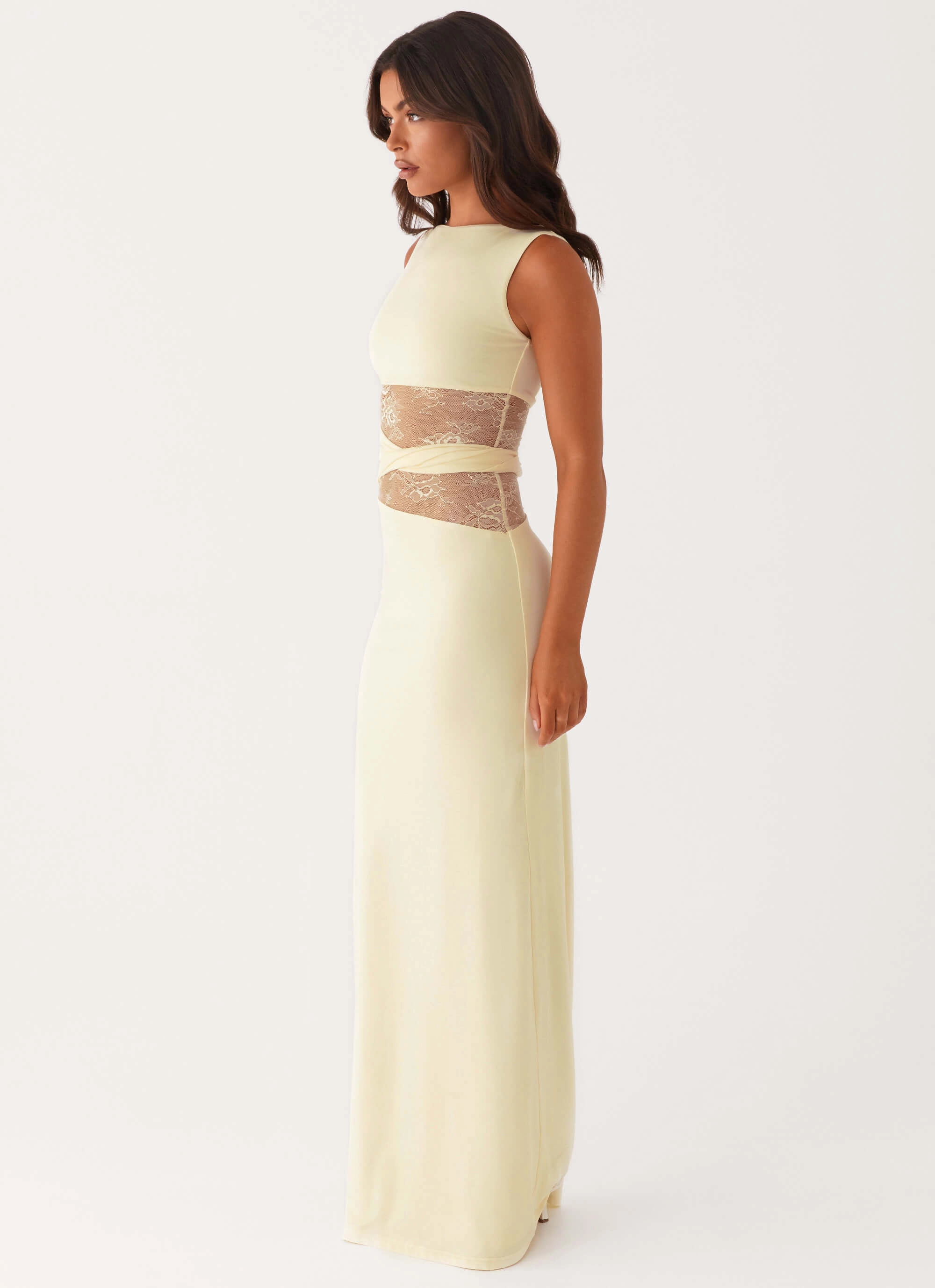 Delicate Finish Karma Maxi Dress - Yellow
