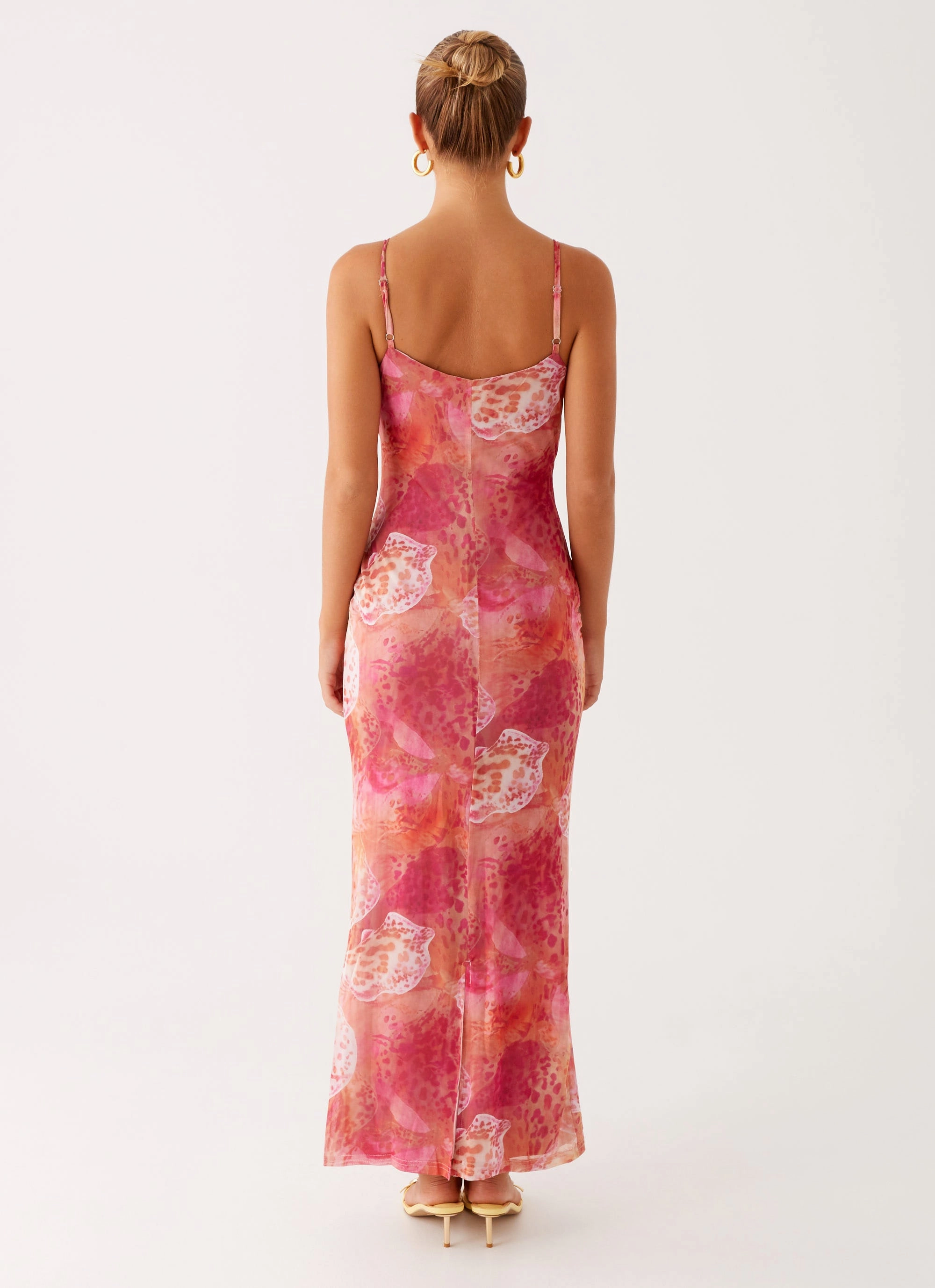 Kasey Midi Dress - Flamingo Fling Bold Design Beach Moment