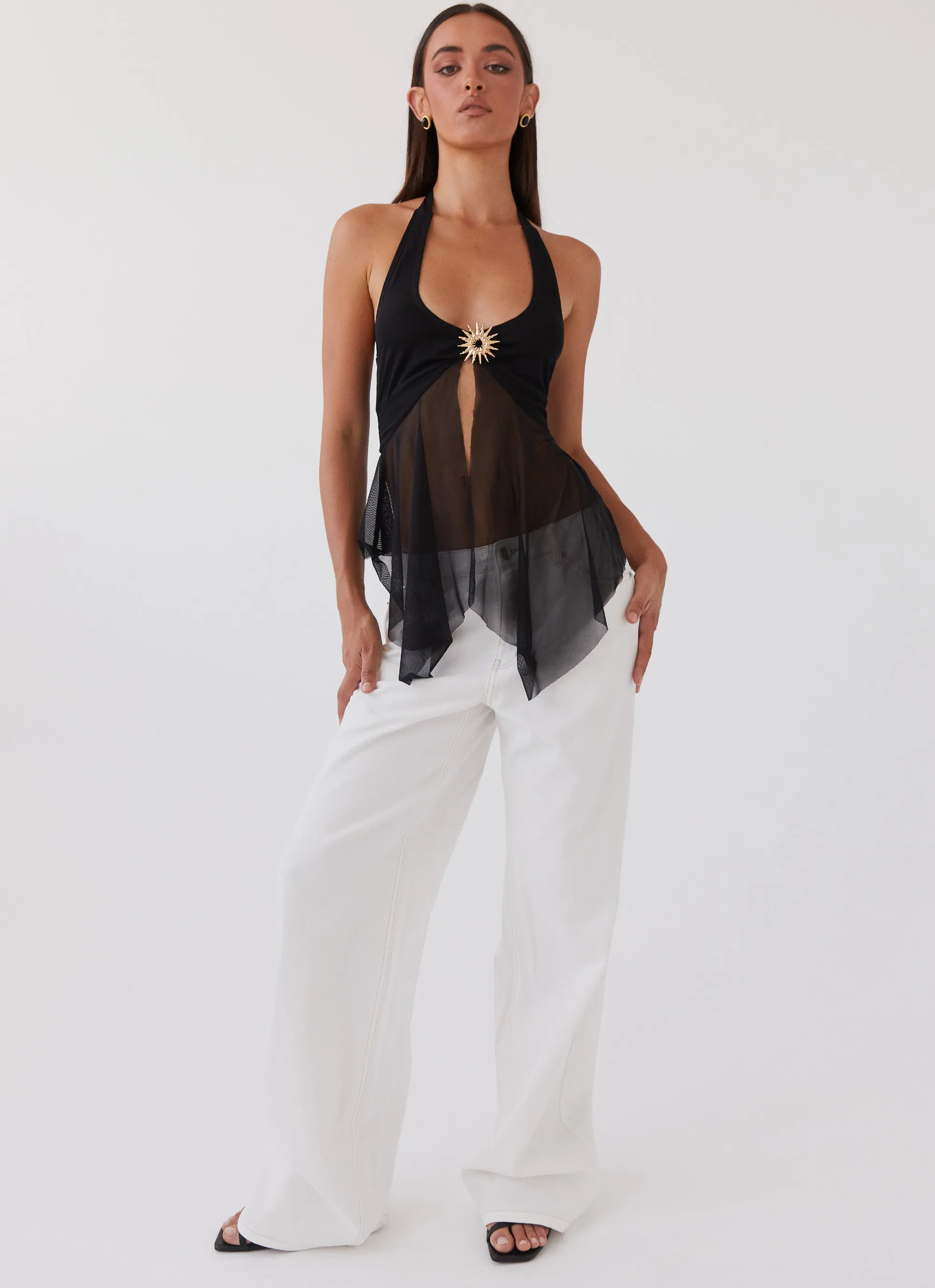 Elegant Minimalist Outdoor Adventure Keanna Low Rise Denim Jeans - Ivory