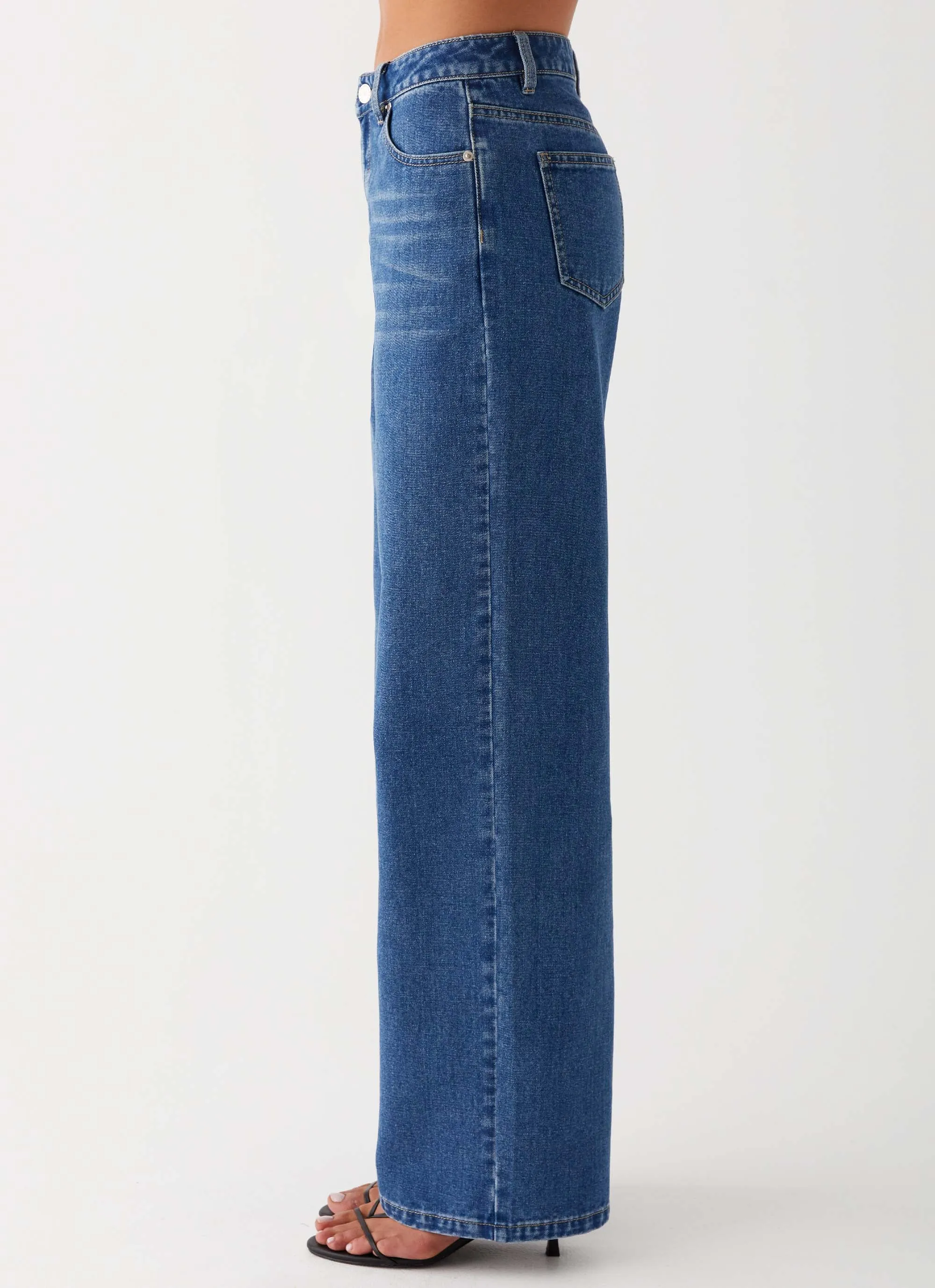 Keanna Low Rise Jeans - Indigo Vintage Lover Smooth Bold