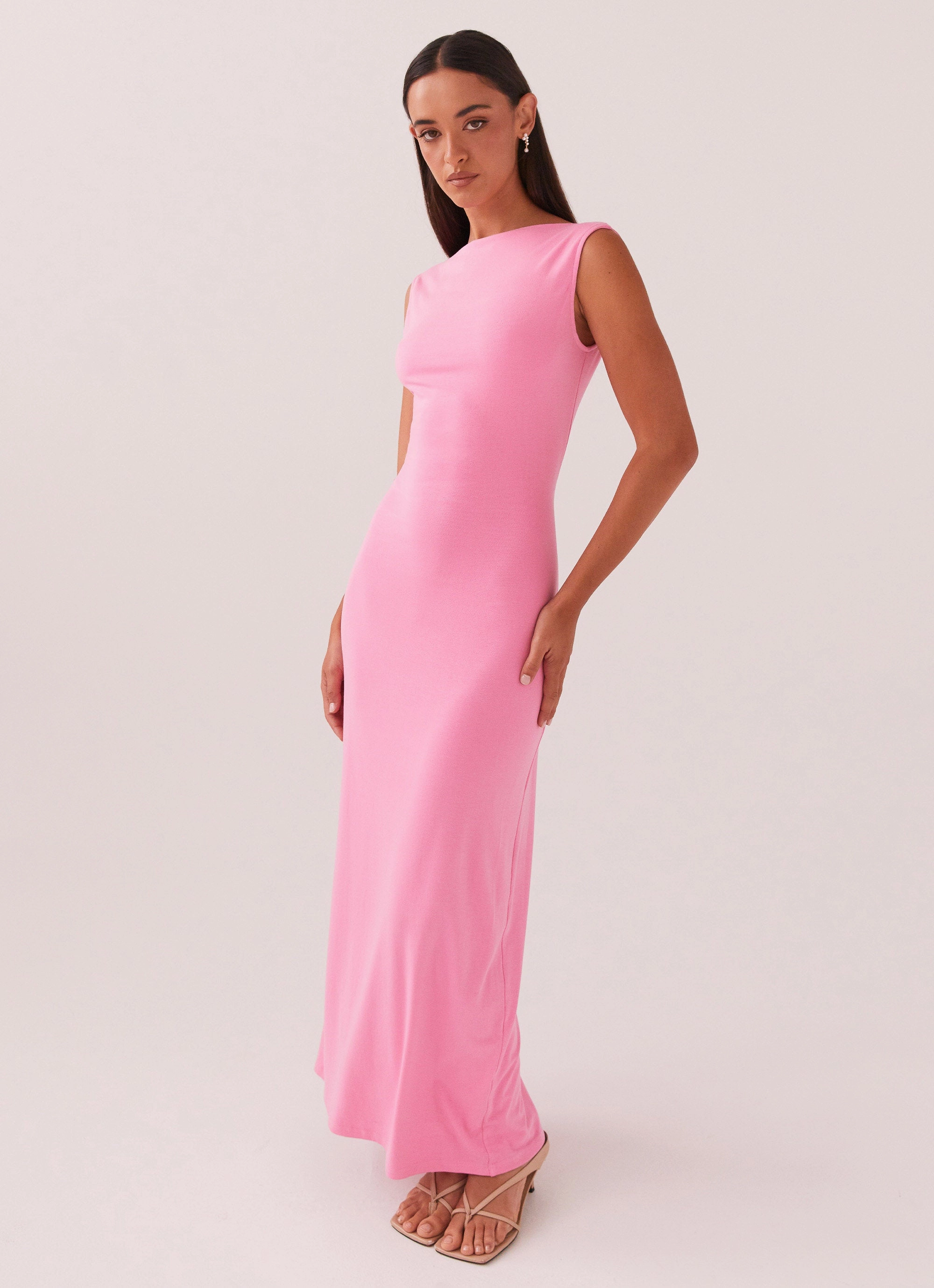 Wrap Glow Celina Maxi Dress - Pink