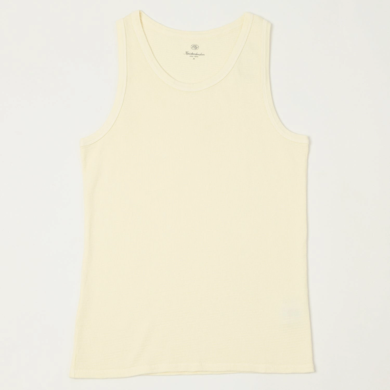 light layering Knickerbocker Box Knit Tank - Milk