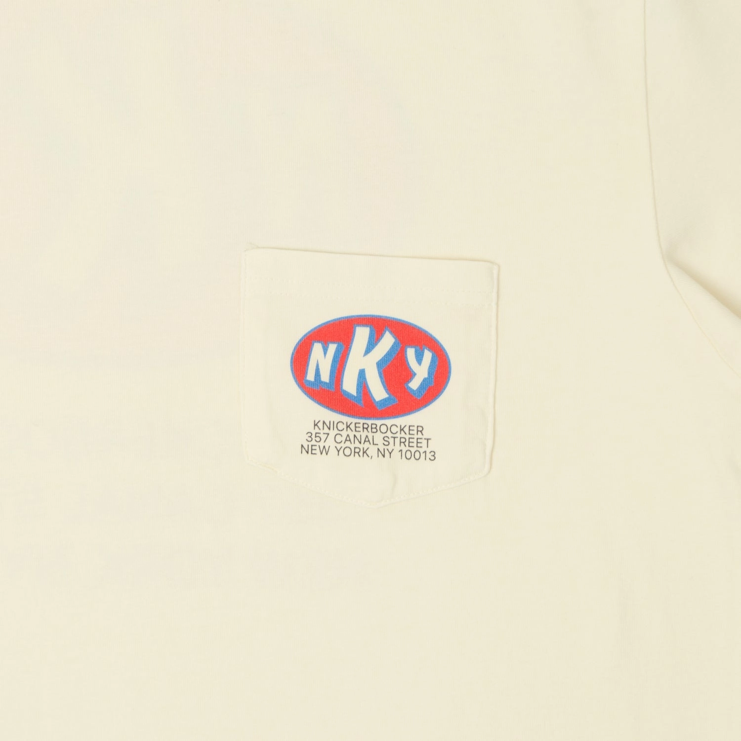 Knickerbocker Oil T-Shirt - Milk Sports Outfit