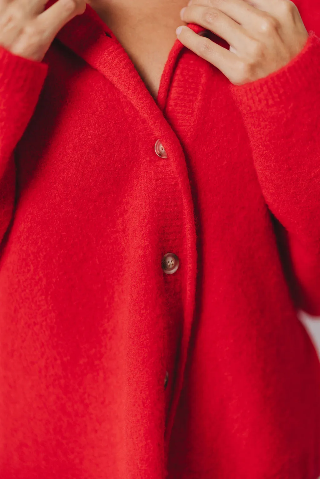 Kyla Cardigan Sweater in Poppy QuickDry Fibers