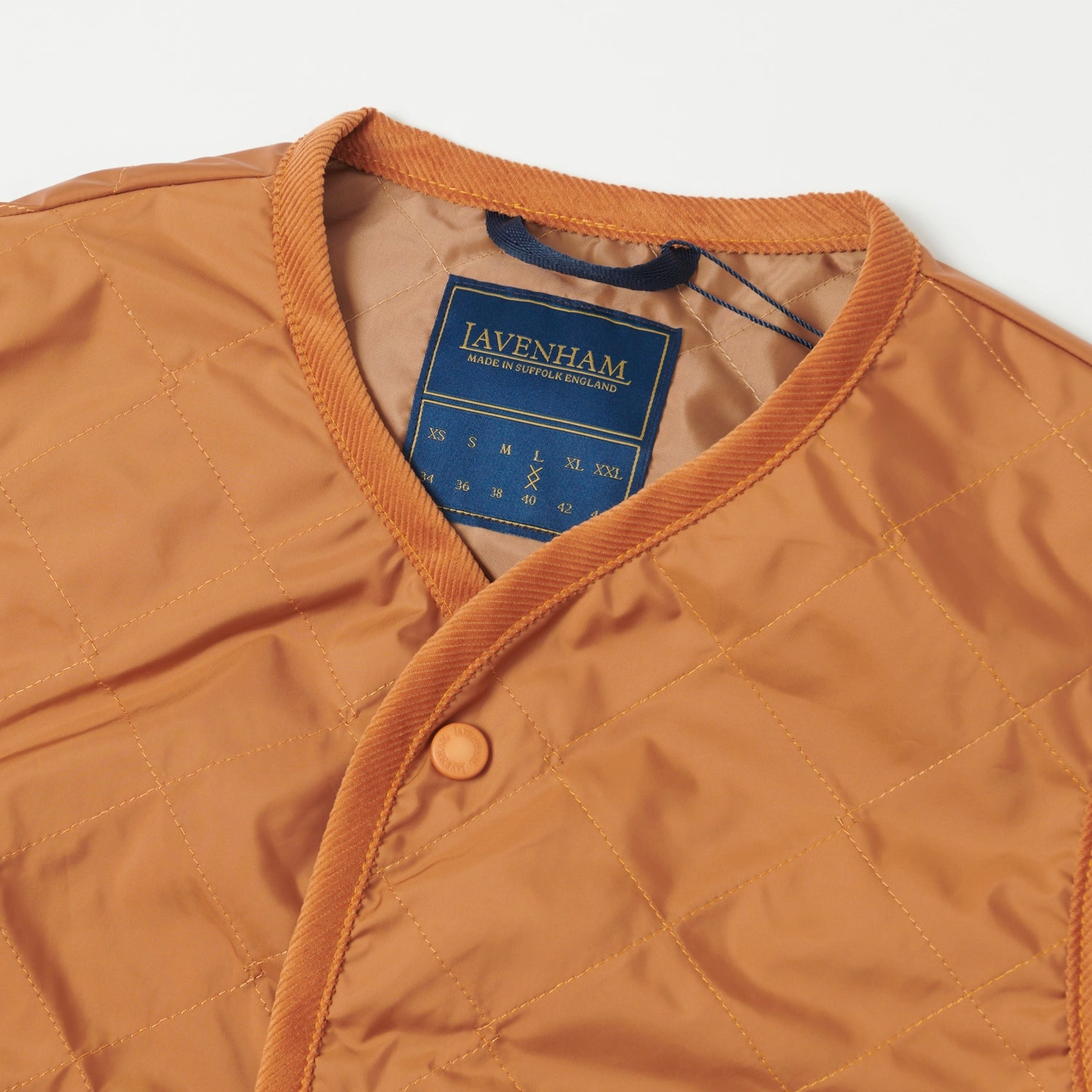 Lavenham Thornham Gilet - Lavenster Brick Breathable Lining